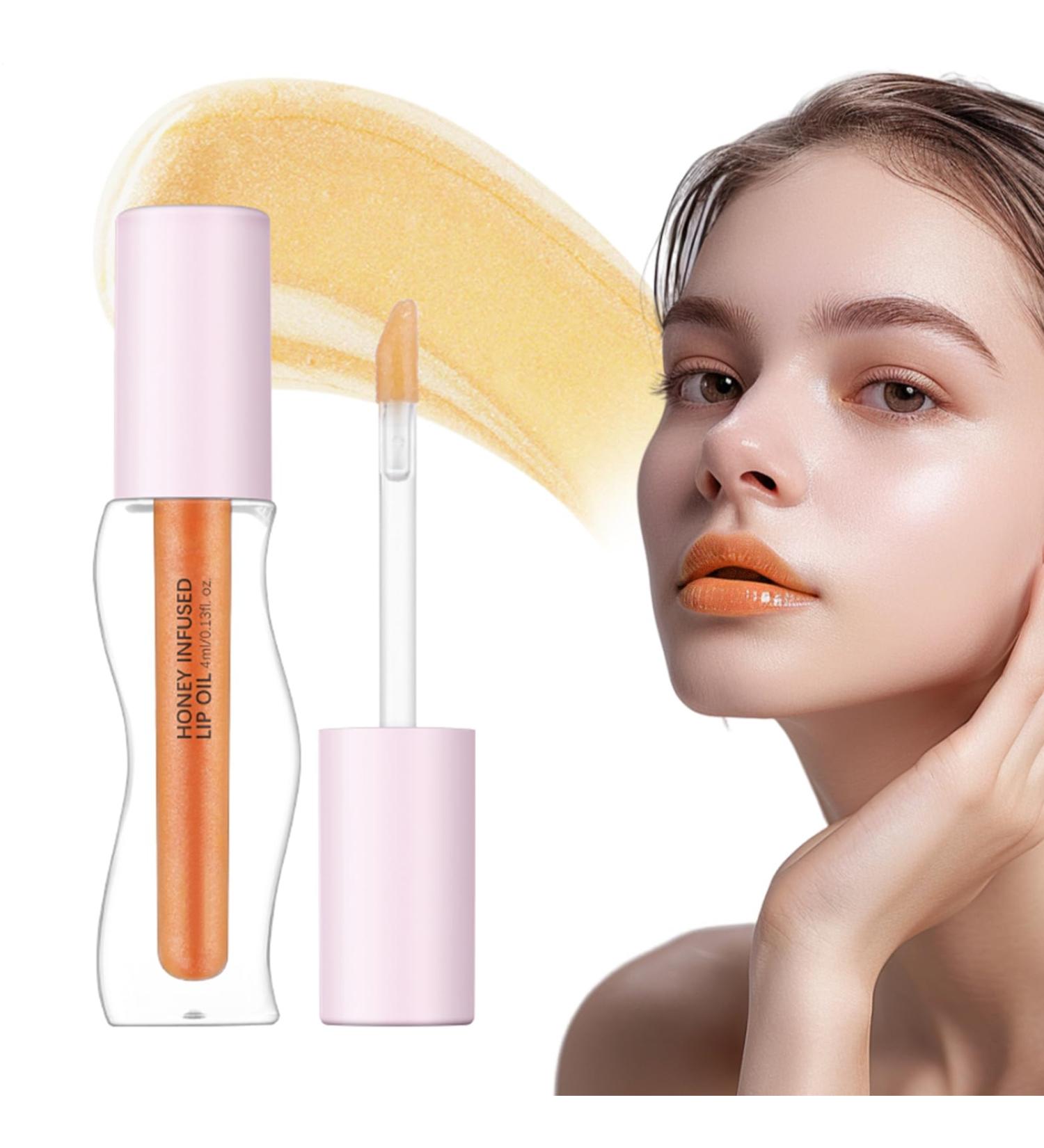  JINGLING JINGLING Moisturizing Lip Oil 8ml Lightweight Long-Lasting | Smoothing Lip Care Oil for Plump Lips - for Travel Business Trip Home Outdoors School Girlfriend Wife Friend - Buy Online on GoSupps.com