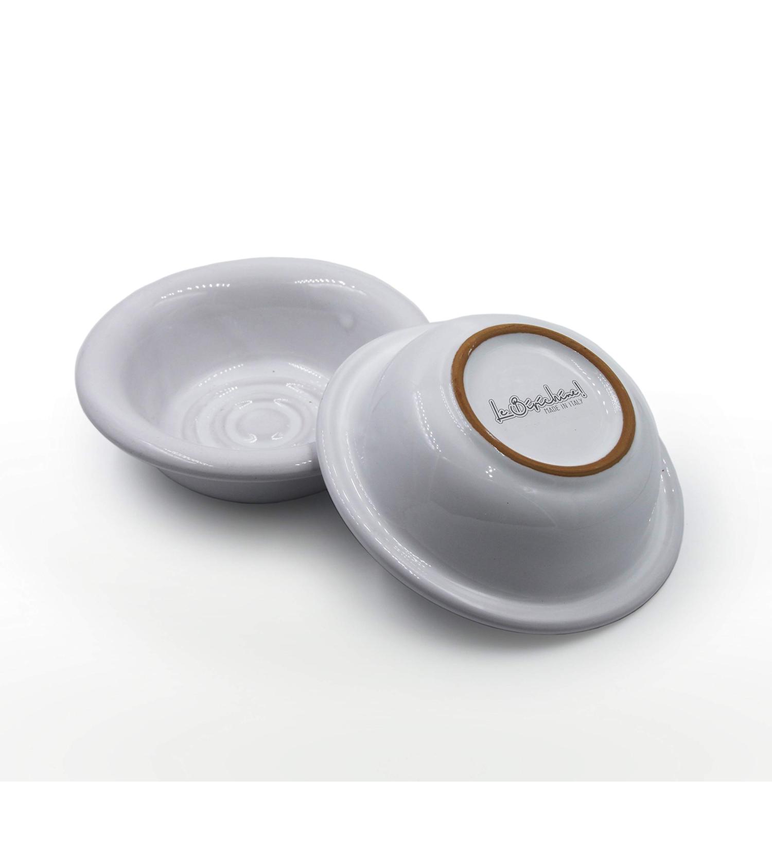 Le Birichine White Shaving Bowl | Premium Shaving Accessories | International Shipping Available - Buy Online on GoSupps.com