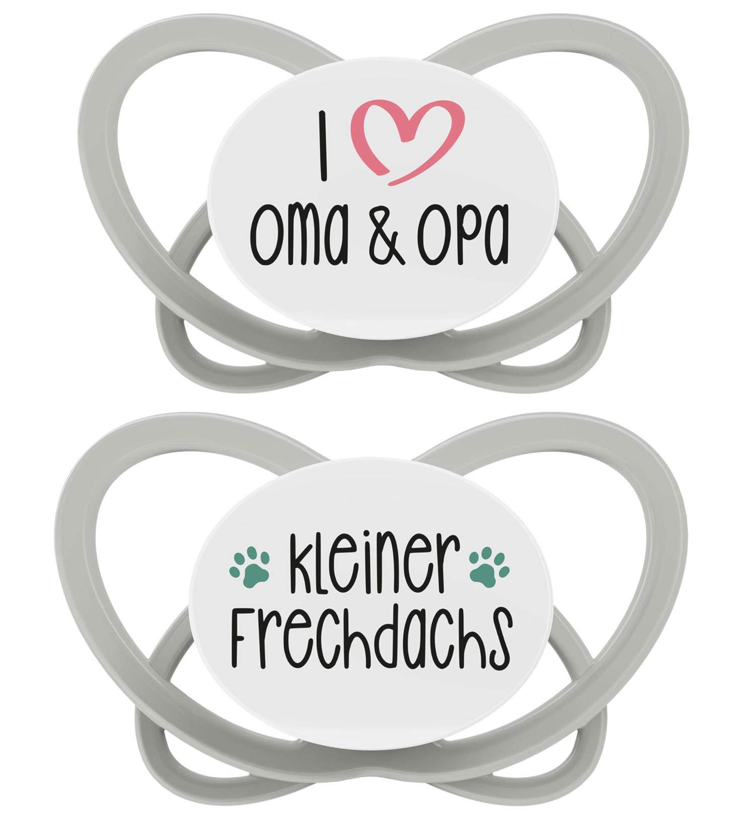 Nip Schnuller My Butterfly Green Special Edition | Eco-Friendly Silicone Pacifier for 0-6 Months | Grandma & Grand Saying - Buy Online on GoSupps.com