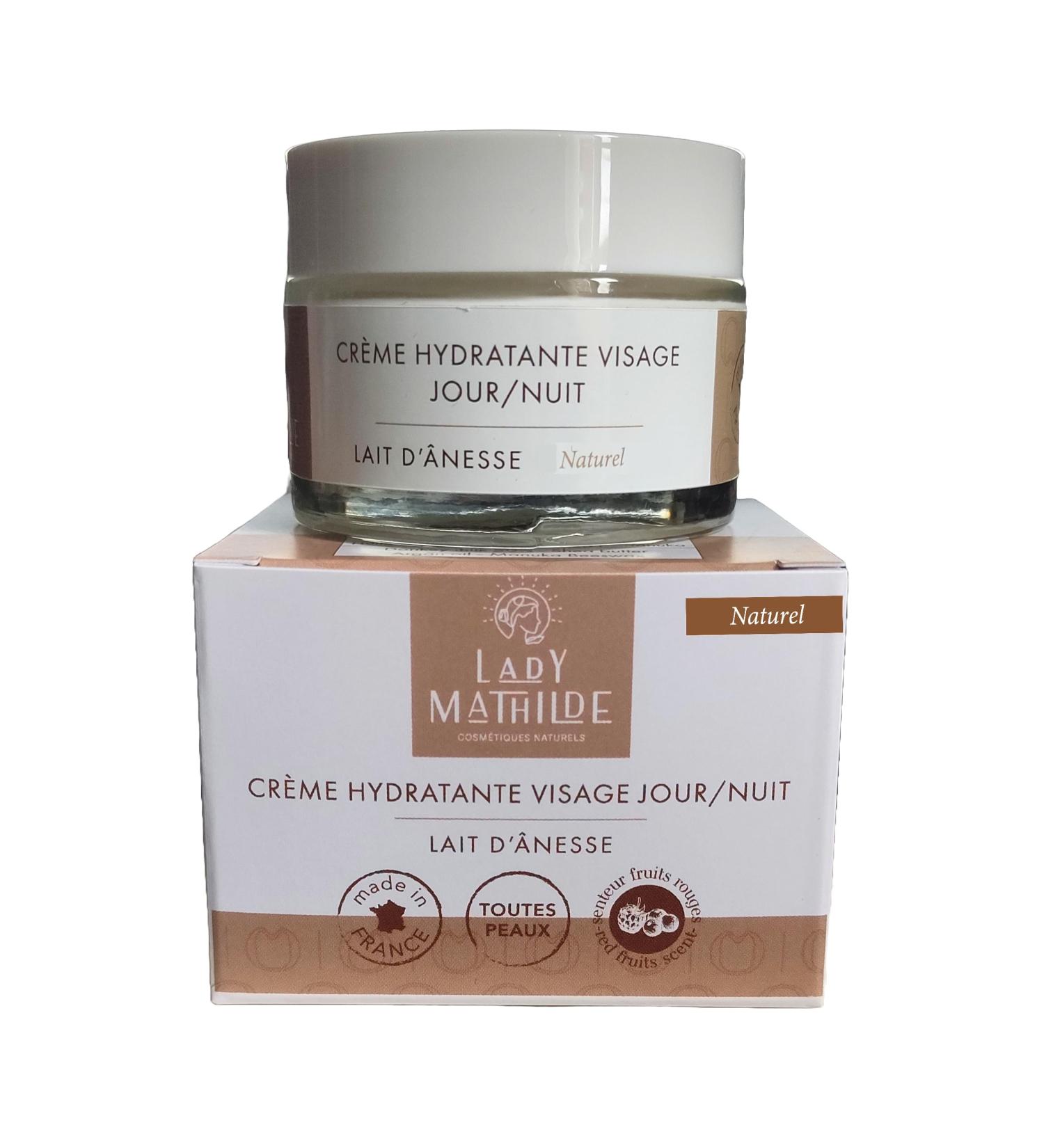 Lady Mathilde Moisturizing Face Cream - 100% Natural Donkey Milk for All Skin Types - Made in France - 50 ml Jar - Buy Online on GoSupps.com