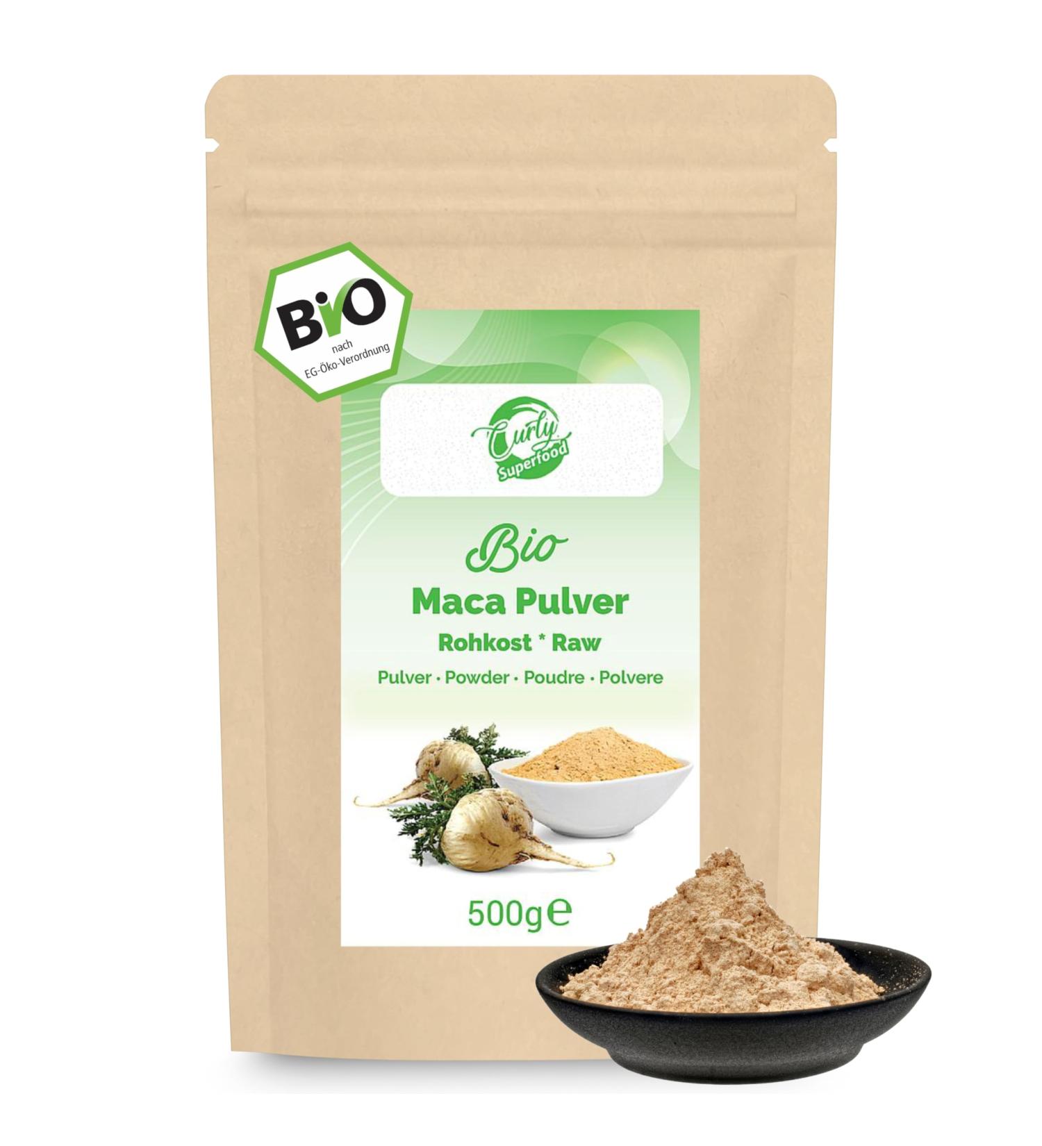 Buy Organic Yellow Maca Powder from Peru - 500g Raw Superfood Hand-Harvested Lab Tested Bio Quality - International Shipping Available - Buy Online on GoSupps.com