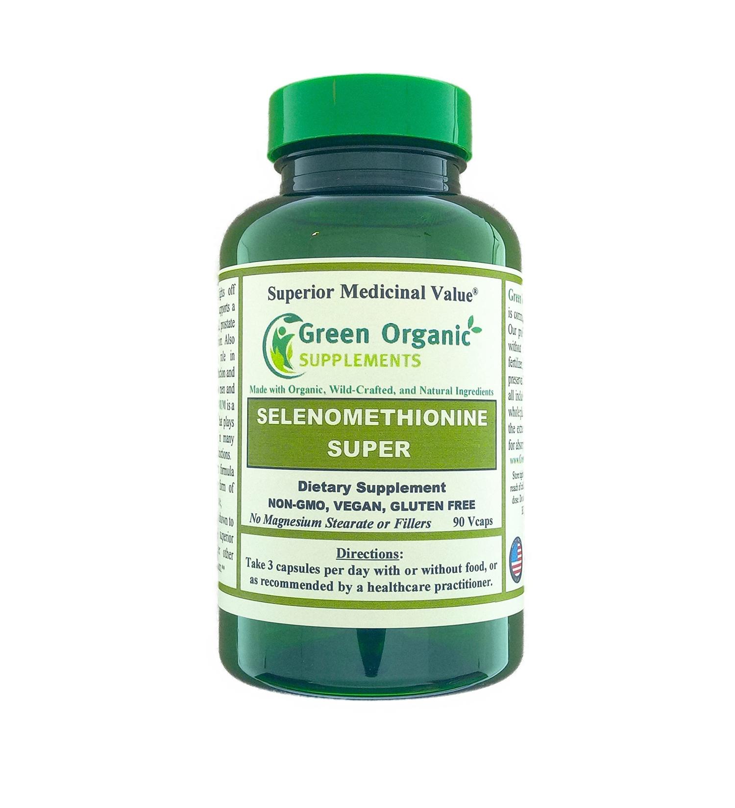 Selenium Seleno-Methionine 90 VCaps High Absorbable Non-GMO Gluten-Free (Single)