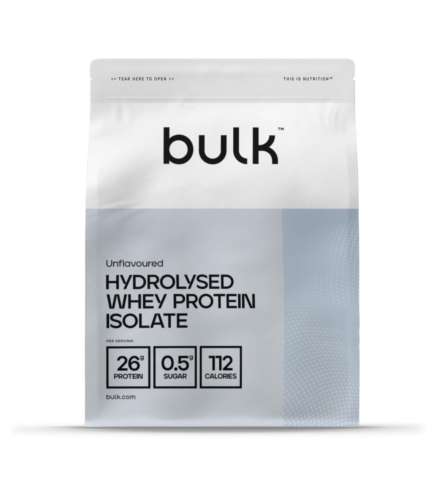 Bulk Isolat de Whey Prot ine Hydrolys Shake prot in Nature 500 g Nature 500 g (Pack of 1)