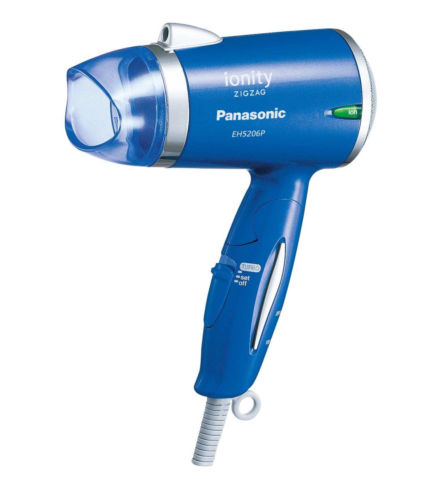 Panasonic Negative-Ion ZIGZAG IONITY Hair Dryer EH5206P-A Blue | AC100-120V 200-240V (Japan Model) (japan import) by Panasonic - Buy Online on GoSupps.com