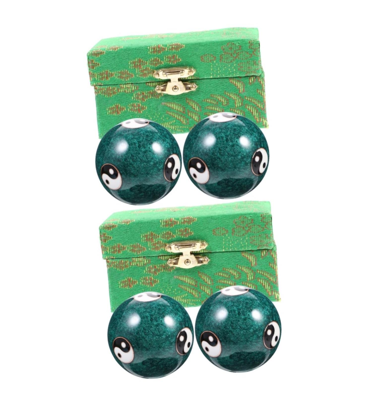 Clispeed 4-Piece Health Massage Handballs - Stress Relief & Hand Exercise Balls for Adults | Manual Massage Gear - Buy Online on GoSupps.com