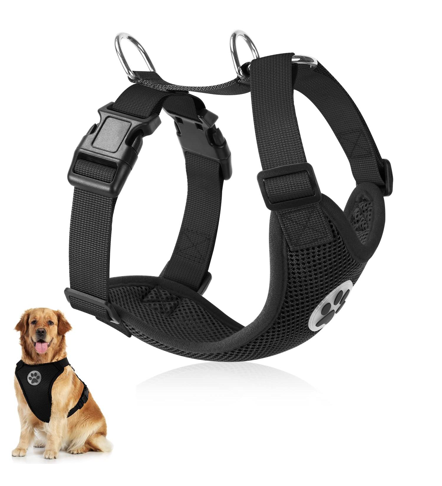 Buy Slowton No Pull Dog Harness - Soft Padded & Breathable for Small to Medium Dogs - XXXS Black - International Shipping Available - Buy Online on GoSupps.com