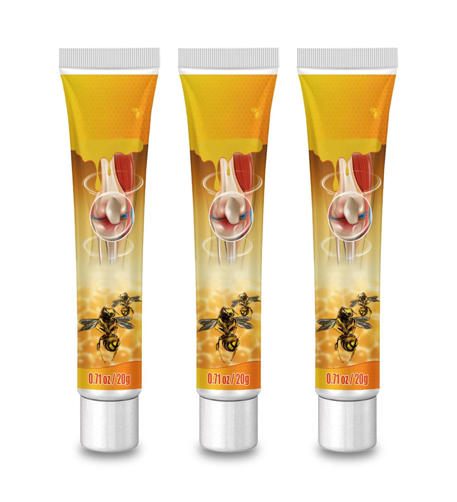 New Zealand Bee Venom Soothing Cream & Propolis Gel - Non-Greasy Joint Relief for Neck Waist Back Hands Feet & Legs | Muscle Comfort - Buy Online on GoSupps.com