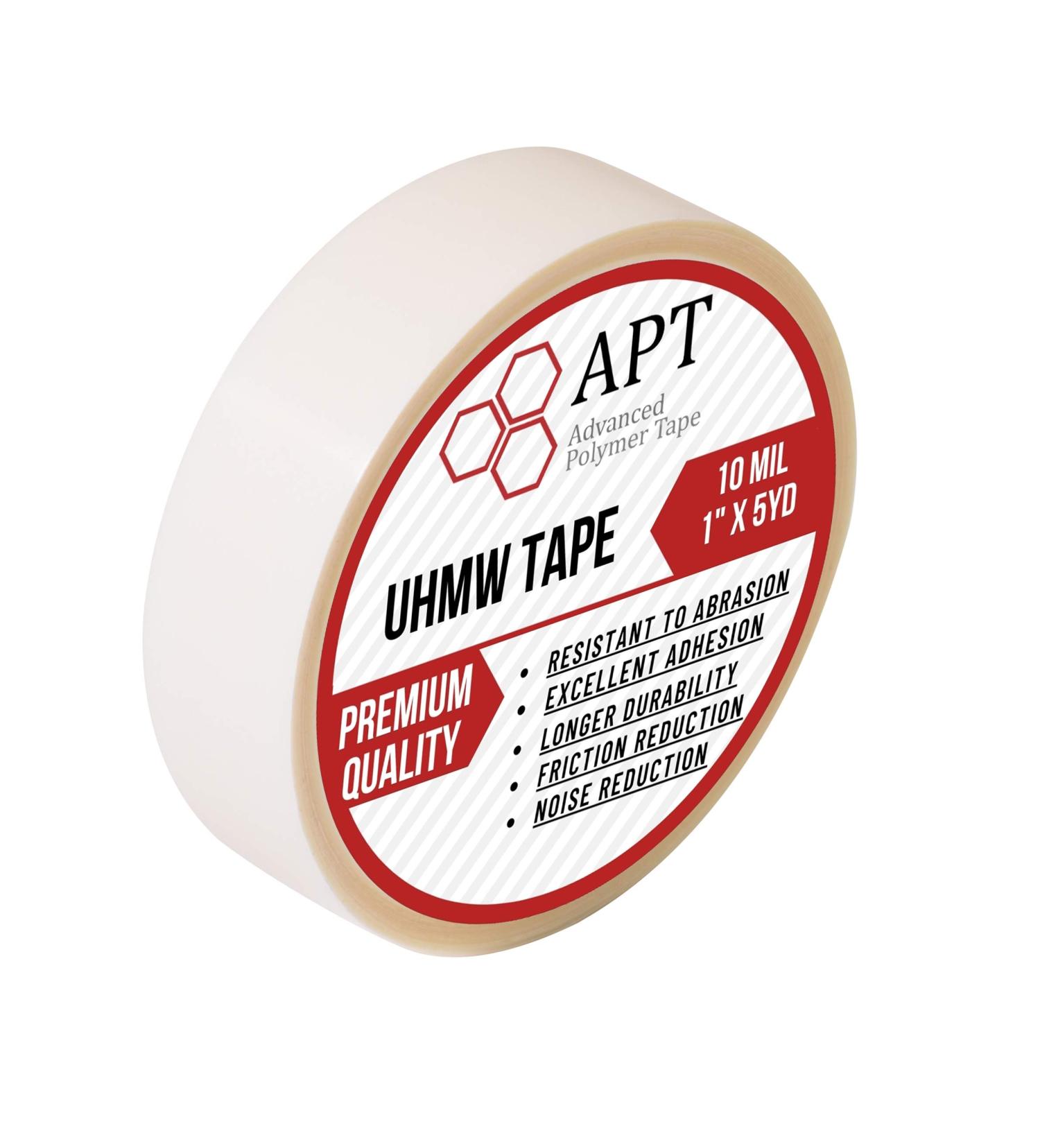 APT UHMW Polyethylene Tape 10 Mil - Surface Protection, Friction Reduction & Noise Reduction - 1x5Yds - Buy Online on GoSupps.com