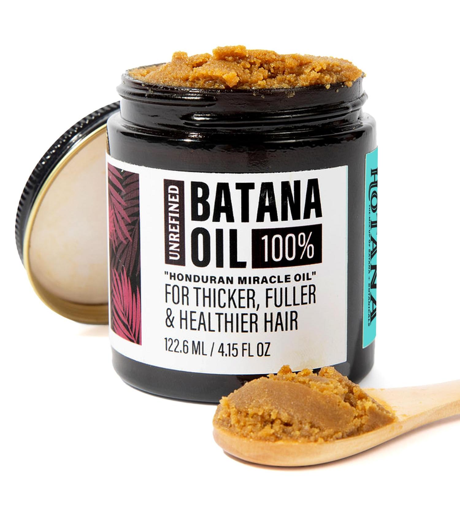 Unrefined Batana Oil for Hair Growth - Authentic Dr Sebi Batana Hair Mask - Organic Natural Hair Growth Oil - 4 oz from Honduras - Buy Online on GoSupps.com