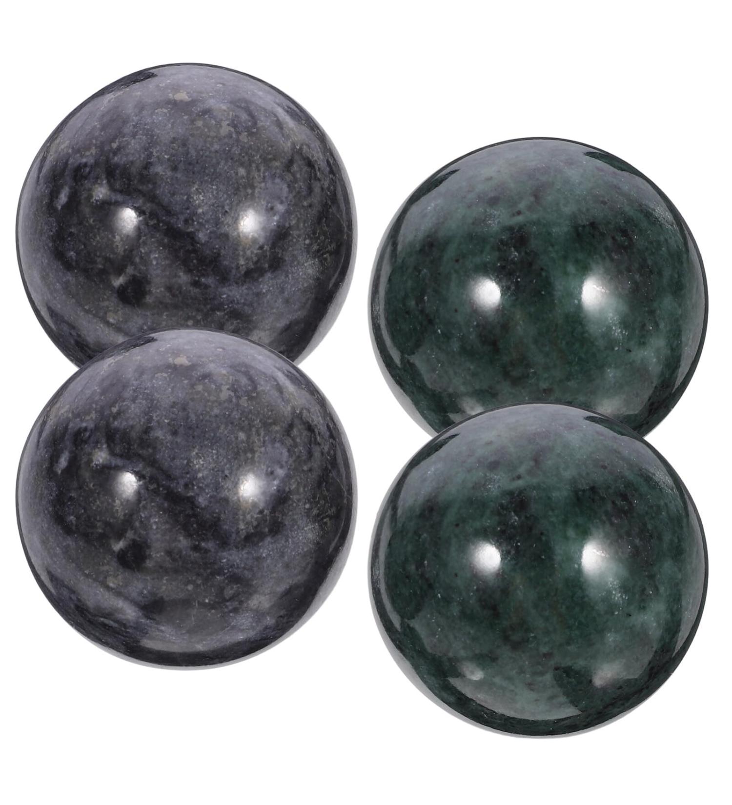 PATKAW Baoding Balls - 2 Sets Chinese Health Massage Balls for Hand Exercise & Stress Relief - Buy Online on GoSupps.com