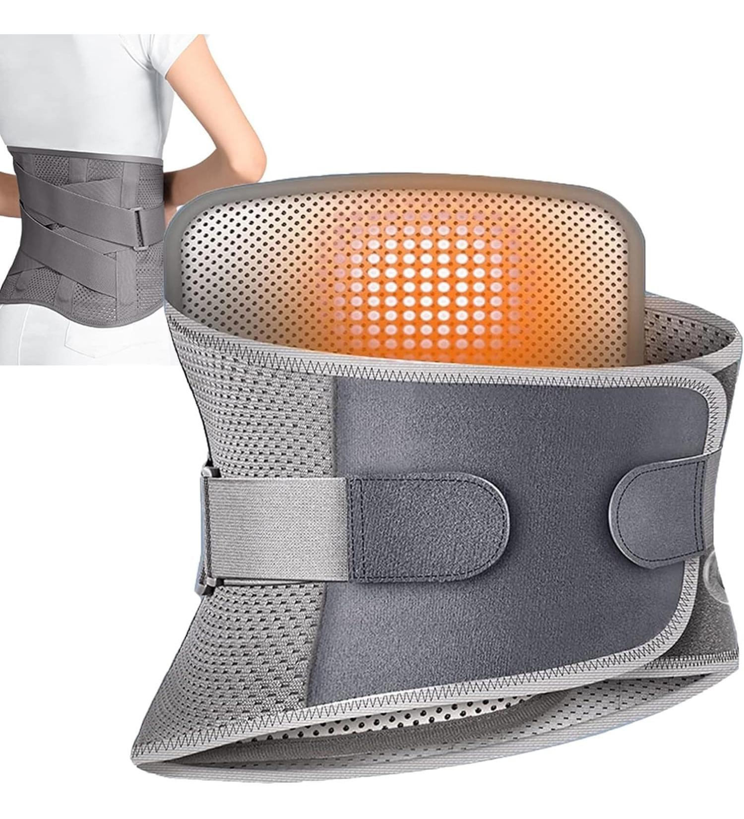 Adjustable Waist Support Belt | Extra Wide Back Brace for Pain Relief | Lumbar Support for Herniated Disc Sciatica & Scoliosis - Size Large - Buy Online on GoSupps.com