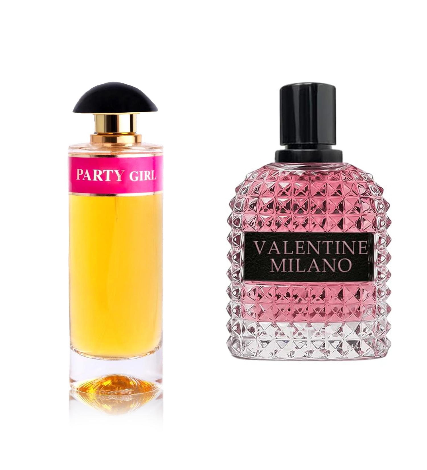 Women's Perfume Combo Set Milano Women&Party Girl Floral Fruity Fragrance Eau De Parfum Elegant 100ml Bottle Natural Spray Each for Daily Used Milano&Party Girl - Buy Online on GoSupps.com