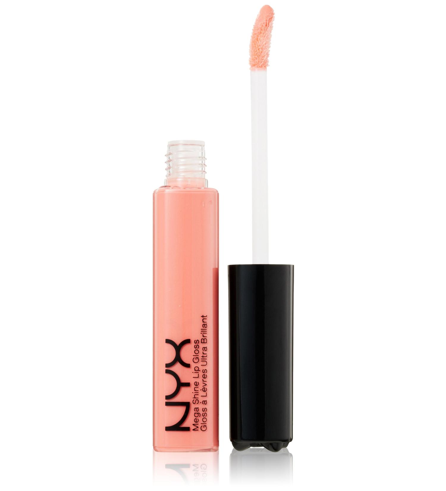 NYX Professional Makeup Mega Shine Lip Gloss in Nude Pink - 0.37 oz - Buy Online on GoSupps.com