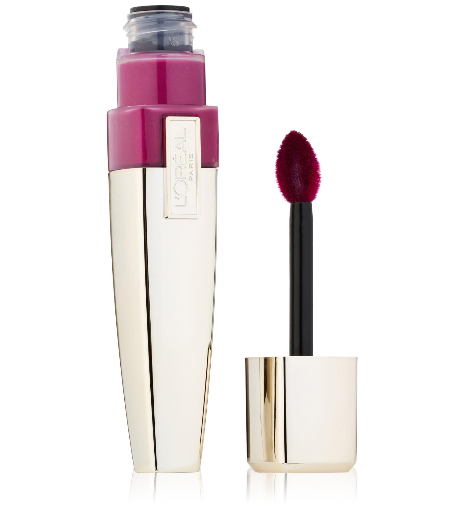 L'Oreal Paris Colour Caresse Wet Shine Lip Stain in Berry Persistent - 0.21 oz - Buy Online on GoSupps.com