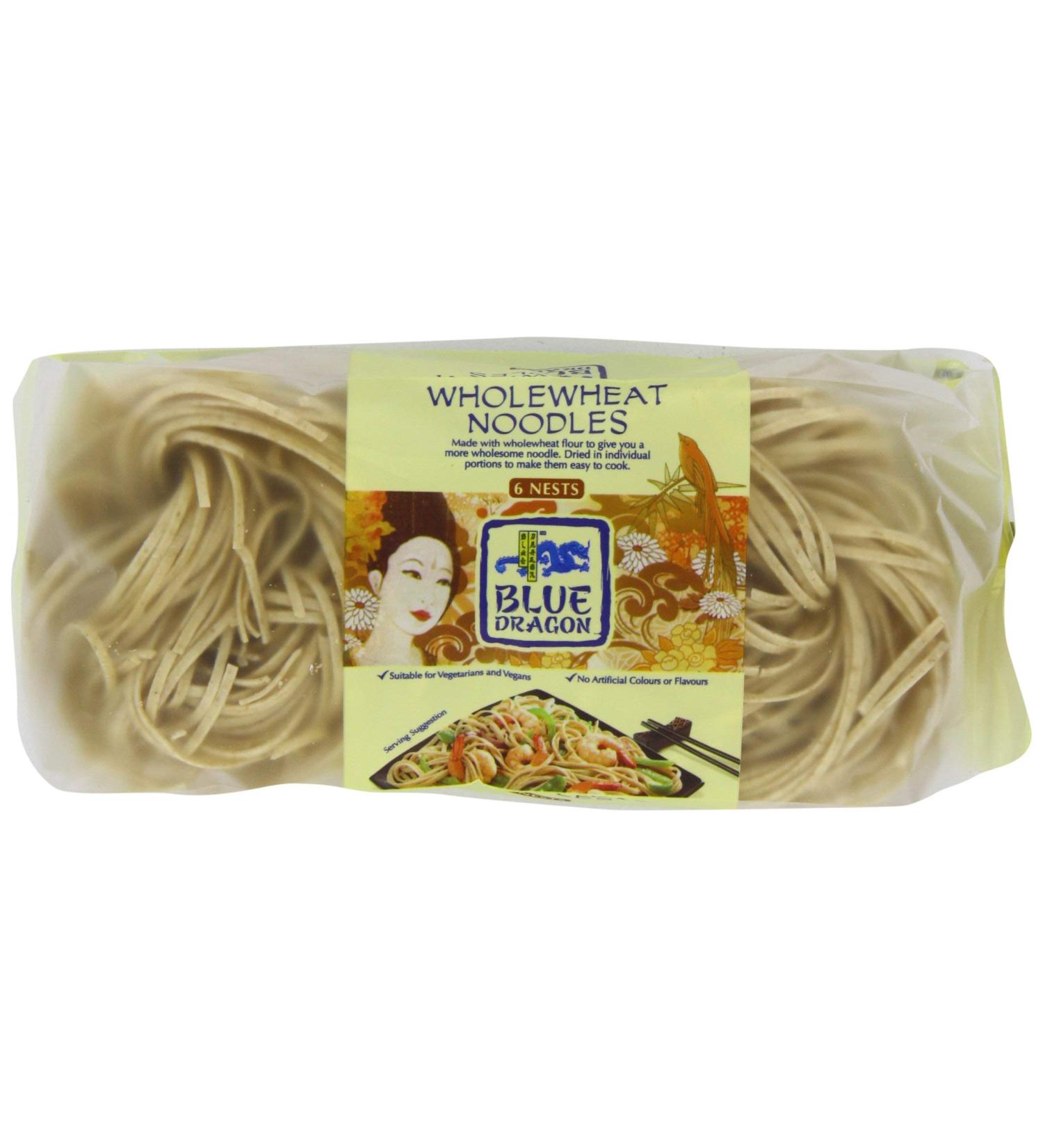 Blue Dragon Wholewheat Noodle Nests 300 g (order 8 for trade outer)