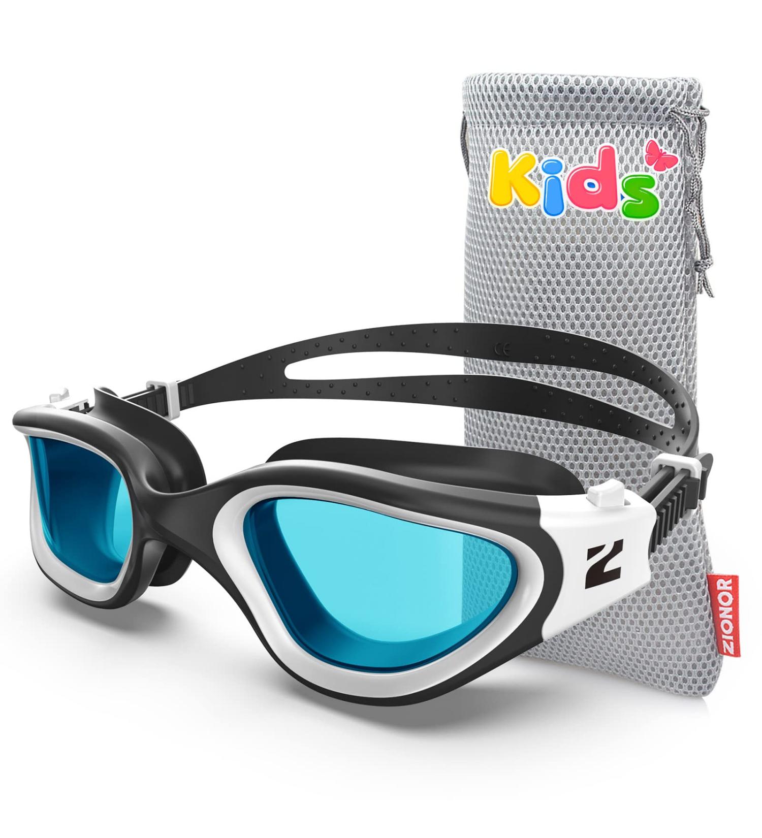 Zionor G1mini Children's Swimming Goggles - Polarized/Non-Polarized Anti-Fog UV Protection for Ages 3-14 | Best Kids Swim Goggles - Buy Online on GoSupps.com