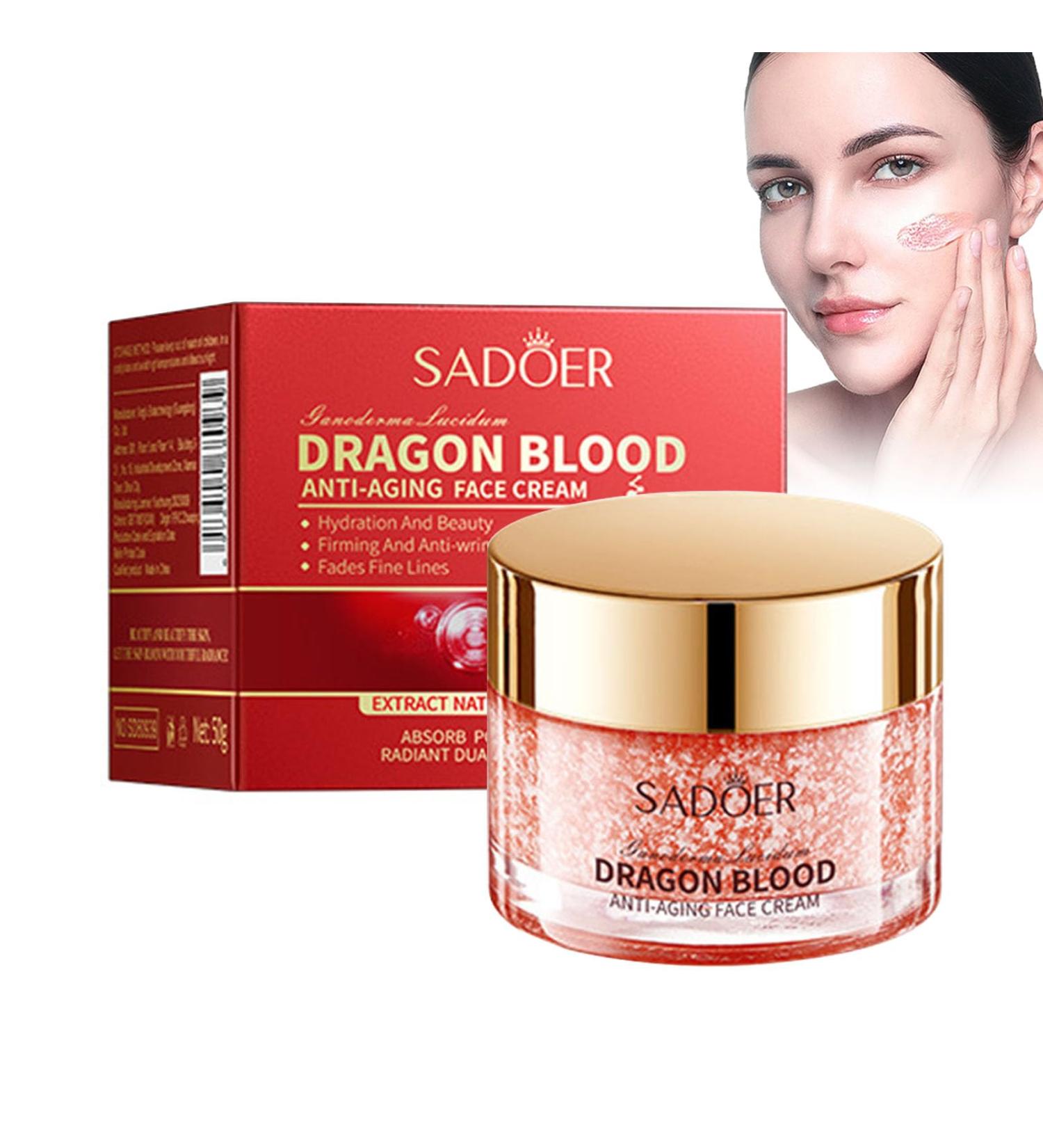 Dragon Blood Face Cream Dragon Blood Anti Aging Face Cream Dragon Blood Cream Anti-Wrinkle Hydrating Rejuvenating Face Cream Luxury Skincare for Glowing Skin 50g - Buy Online on GoSupps.com
