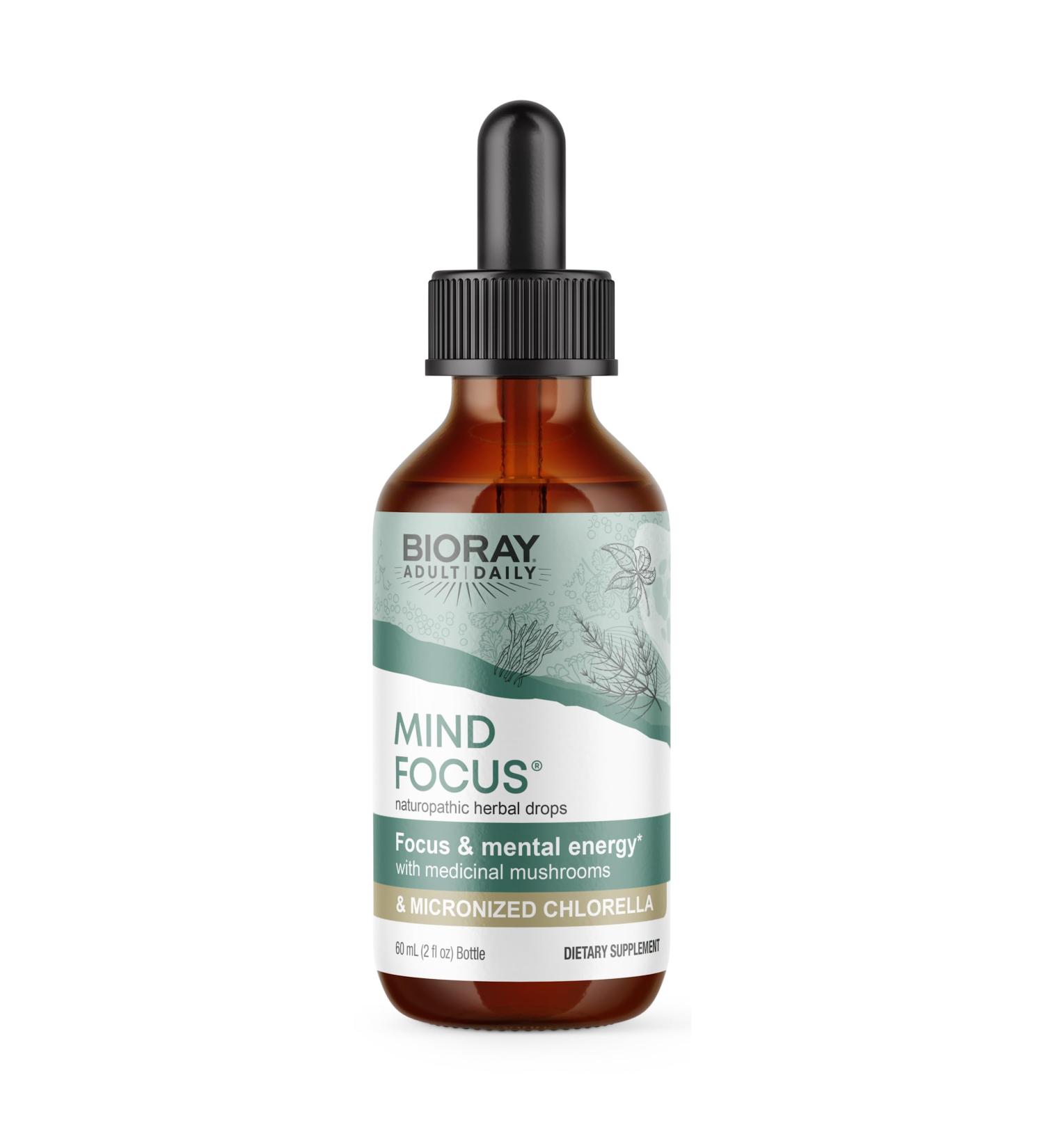 Buy BIORAY Mind Focus 2oz - Enhance Concentration & Clarity | Fast International Shipping - Buy Online on GoSupps.com