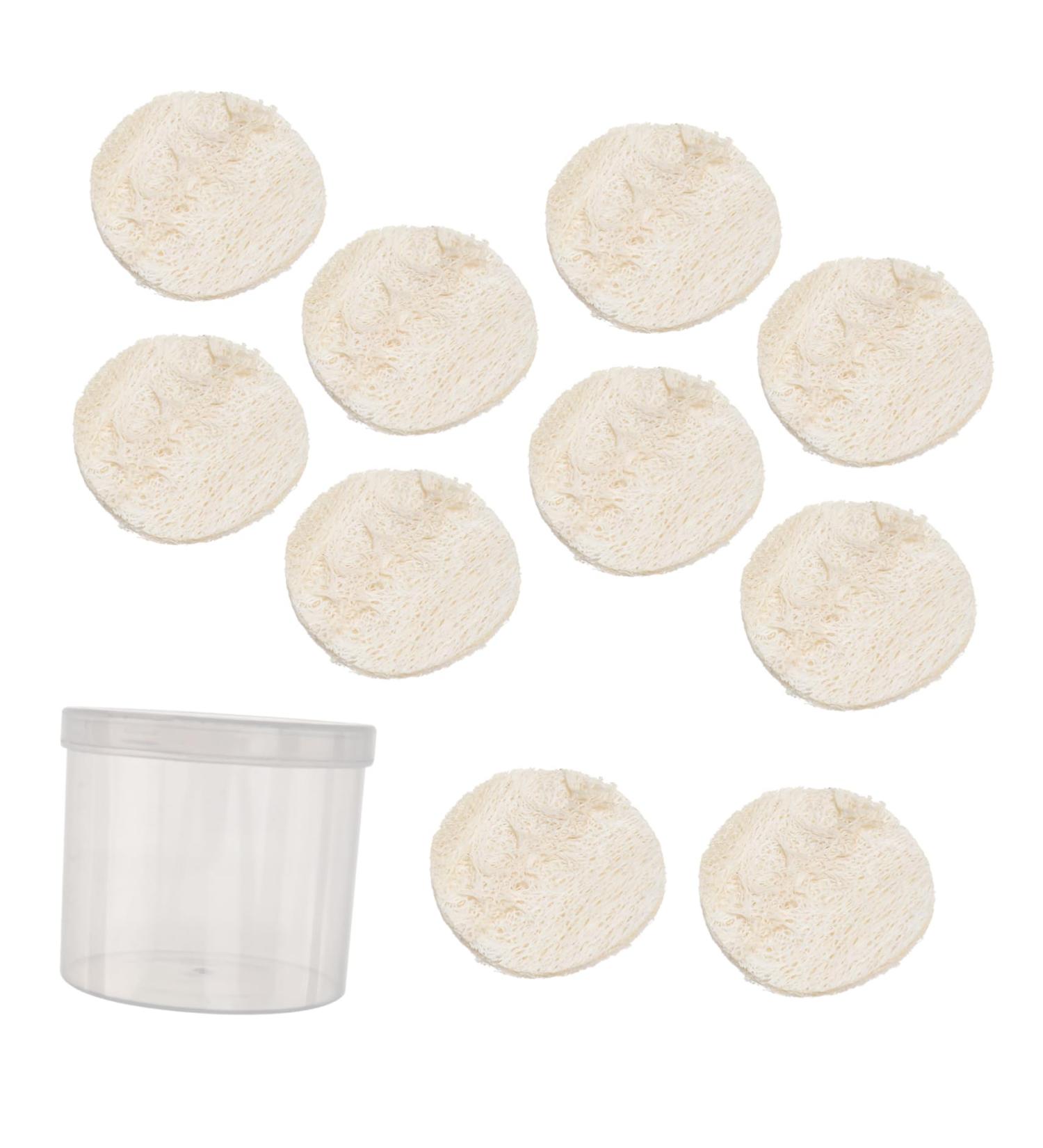 FOMIYES 22 Pcs Exfoliating Loofah Pads - Shower Sponges Facial Cleansing & Makeup Remover - Ideal for Skin Scrub & Bath Care - Buy Online on GoSupps.com