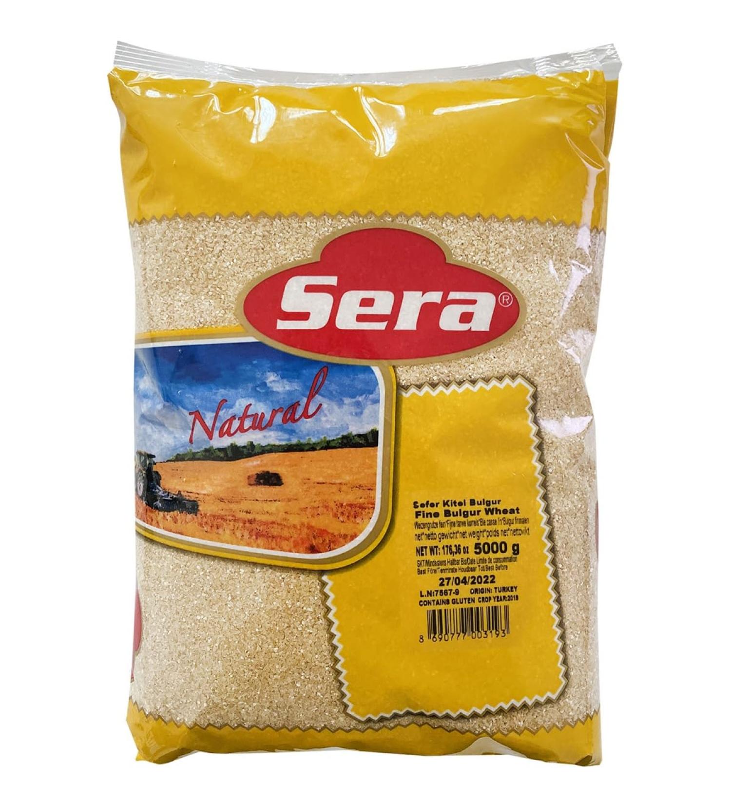 Sera Sefer Kitel Bulgur Wheat 5Kg Bulgur Sera Turkish Bulgur Bulgur Wheat Natural Turkish Rice Bulgur Wheat