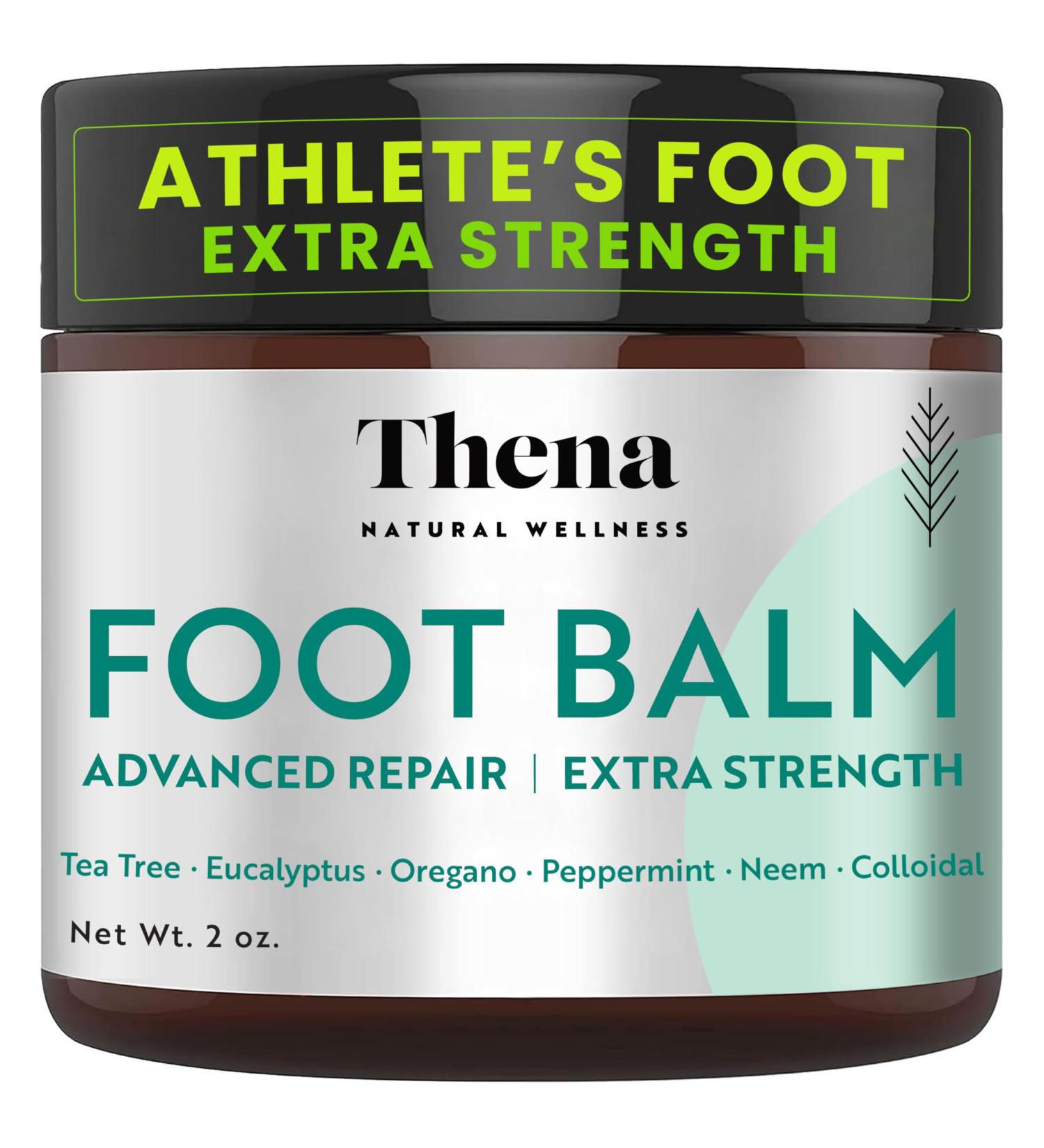 Extra Strength Athlete's Foot Balm - Advanced Treatment Cream for Cracked Heels & Itchy Skin | Effective Foot Care for Men & Women - Buy Online on GoSupps.com