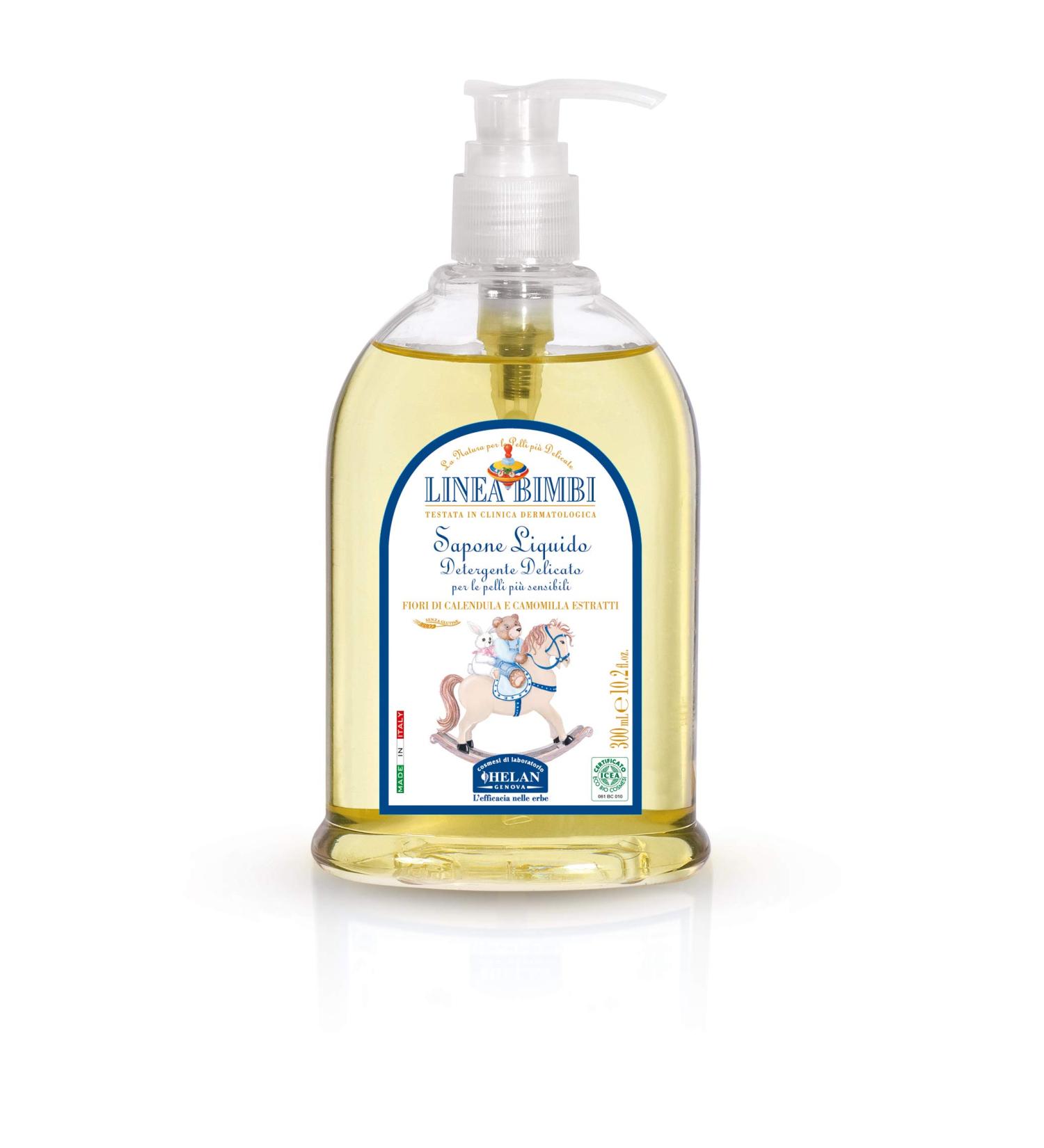 Buy Helan Linea Bimbi Liquid Soap Bio 300ml - Natural & Eco-Friendly Baby Care | International Shipping Available - Buy Online on GoSupps.com