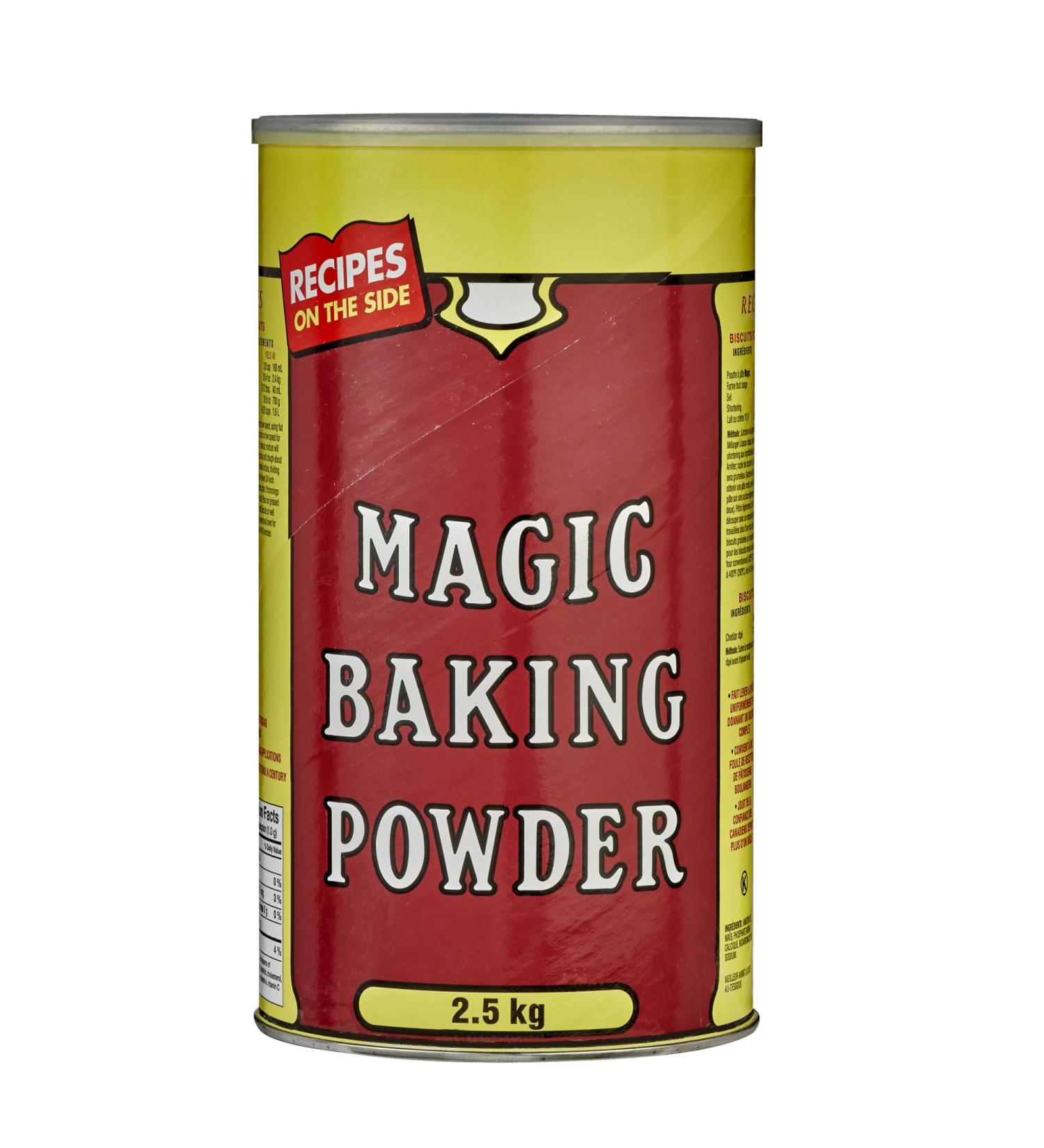 Magic Baking Powder 2.5kg (6 Cans) - Buy Online on GoSupps.com