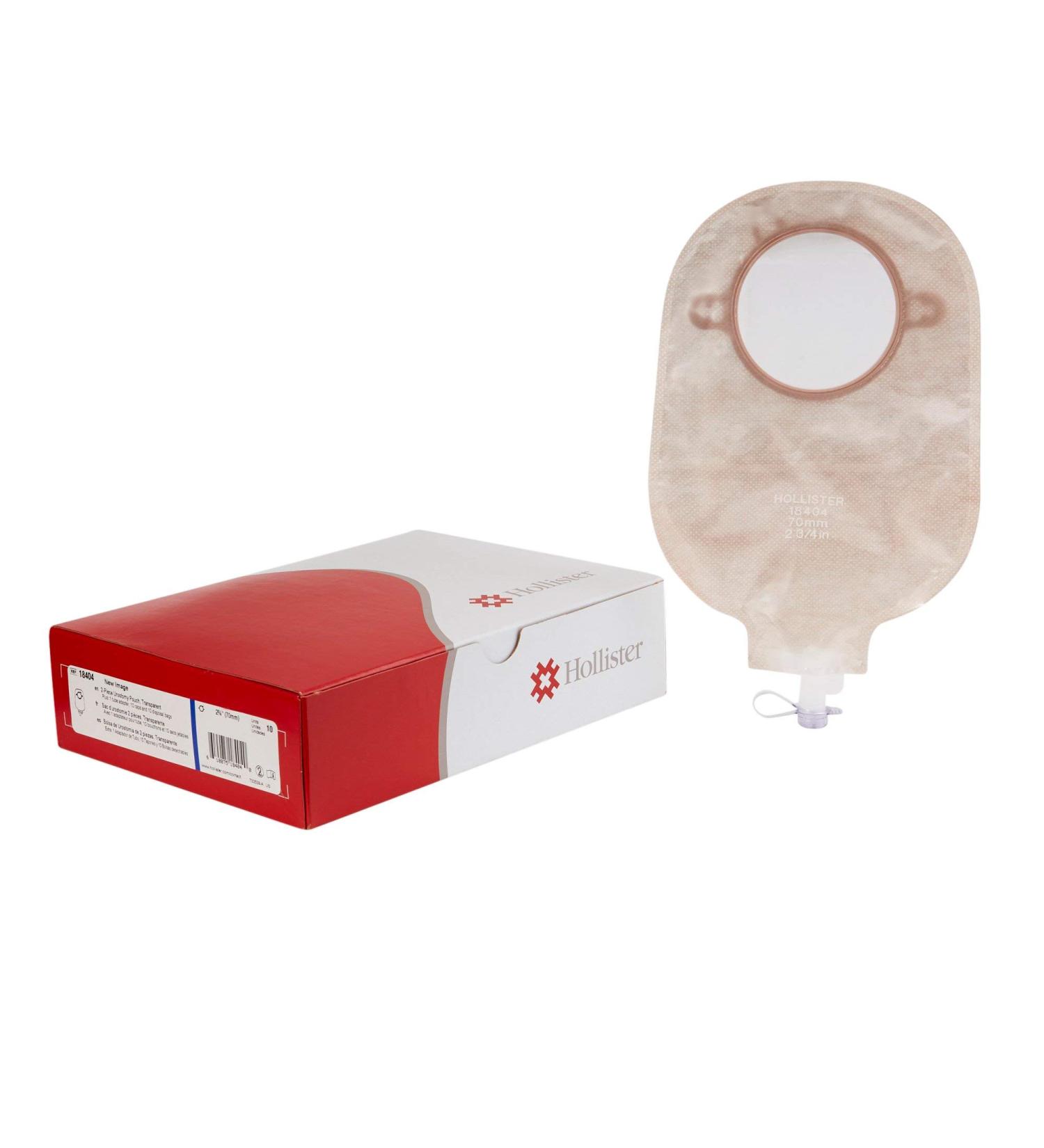 Buy New Image Drainable 9 Inch Urostomy Pouch Maxi 2pc System 18404 - 10 Ct | International Shipping Available - Buy Online on GoSupps.com