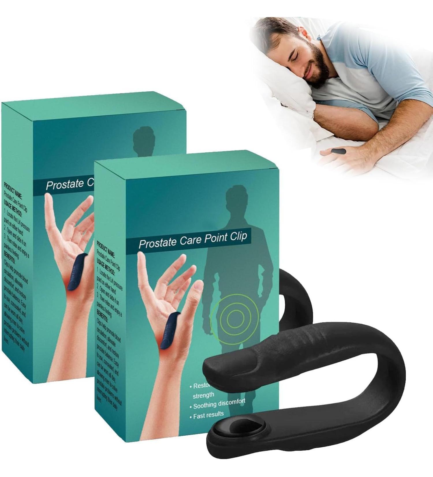 Nandez Acuplus Prostate Care Point Clip - Acupressure Hand Pressure Point Clip for Prostate Health (2 PCs) | Relief from Prostate Complaints - Buy Online on GoSupps.com