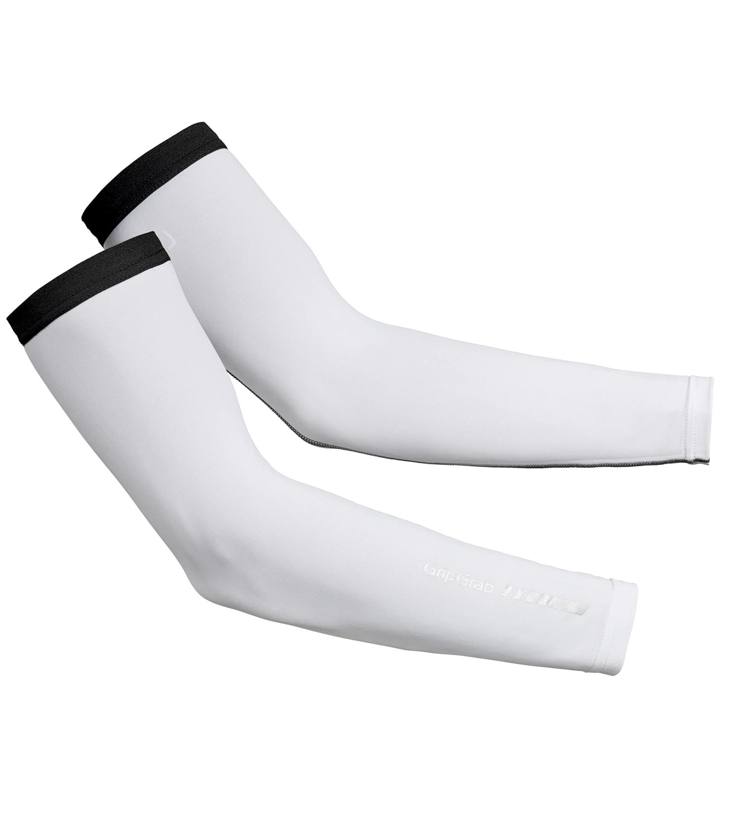 GripGrab UV Sleeves - UPF 50+ Lightweight Summer Cycling Arm Warmers for Sun Protection - Non-Slip Design - White - Buy Online on GoSupps.com