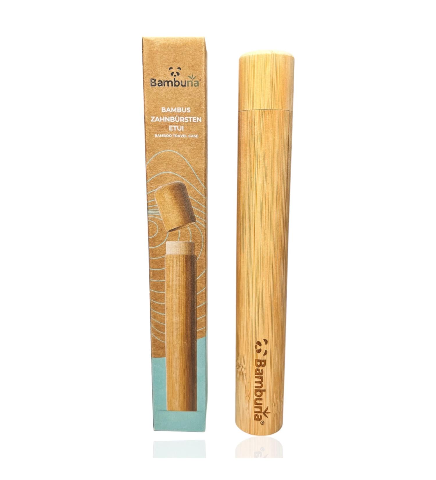Buy Bambuna Bamboo Travel Toothbrush Etui | Eco-Friendly Plastic-Free Robust Cover | Made in Germany - Buy Online on GoSupps.com