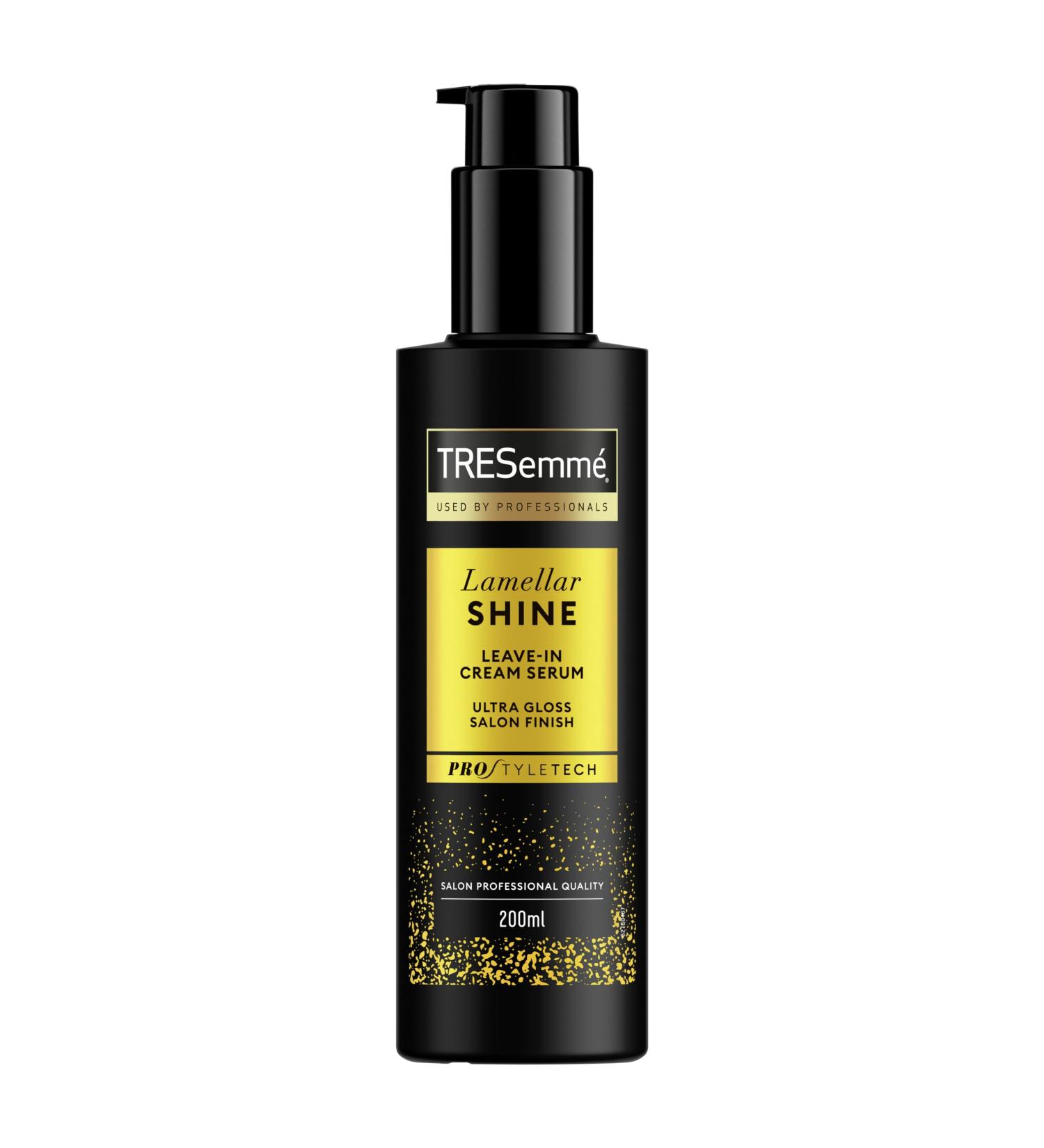 TRESemm Lamellar Shine Leave-In Cream Hair Serum with patented Lamellar Technology hair treatment for an ultra-glossy salon finish 200 ml - Buy Online on GoSupps.com