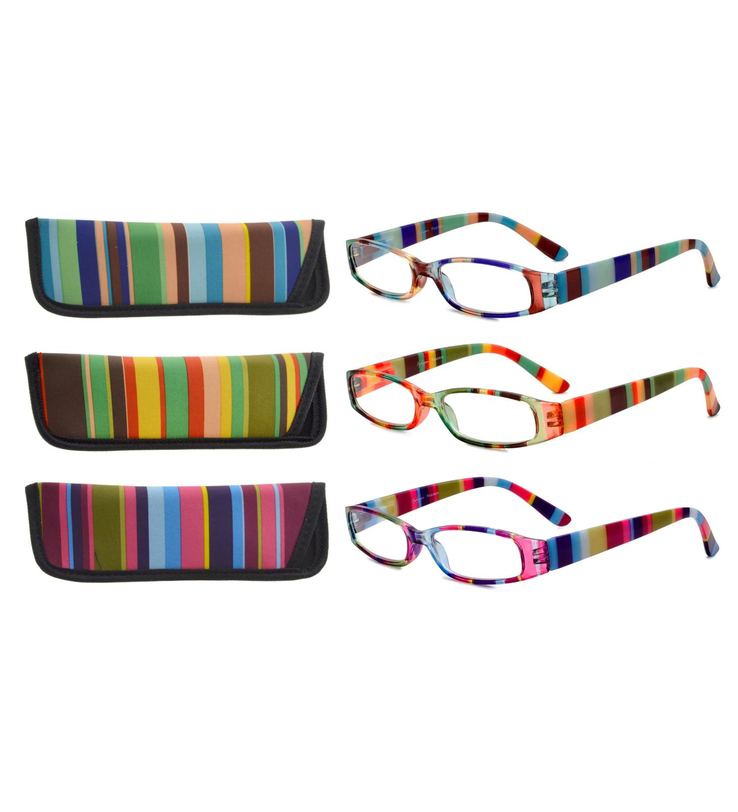 Eyekepper 3 Pack Women s Reading Glasses - Stylish Designs & Patterns for Comfortable Vision - Buy Online on GoSupps.com
