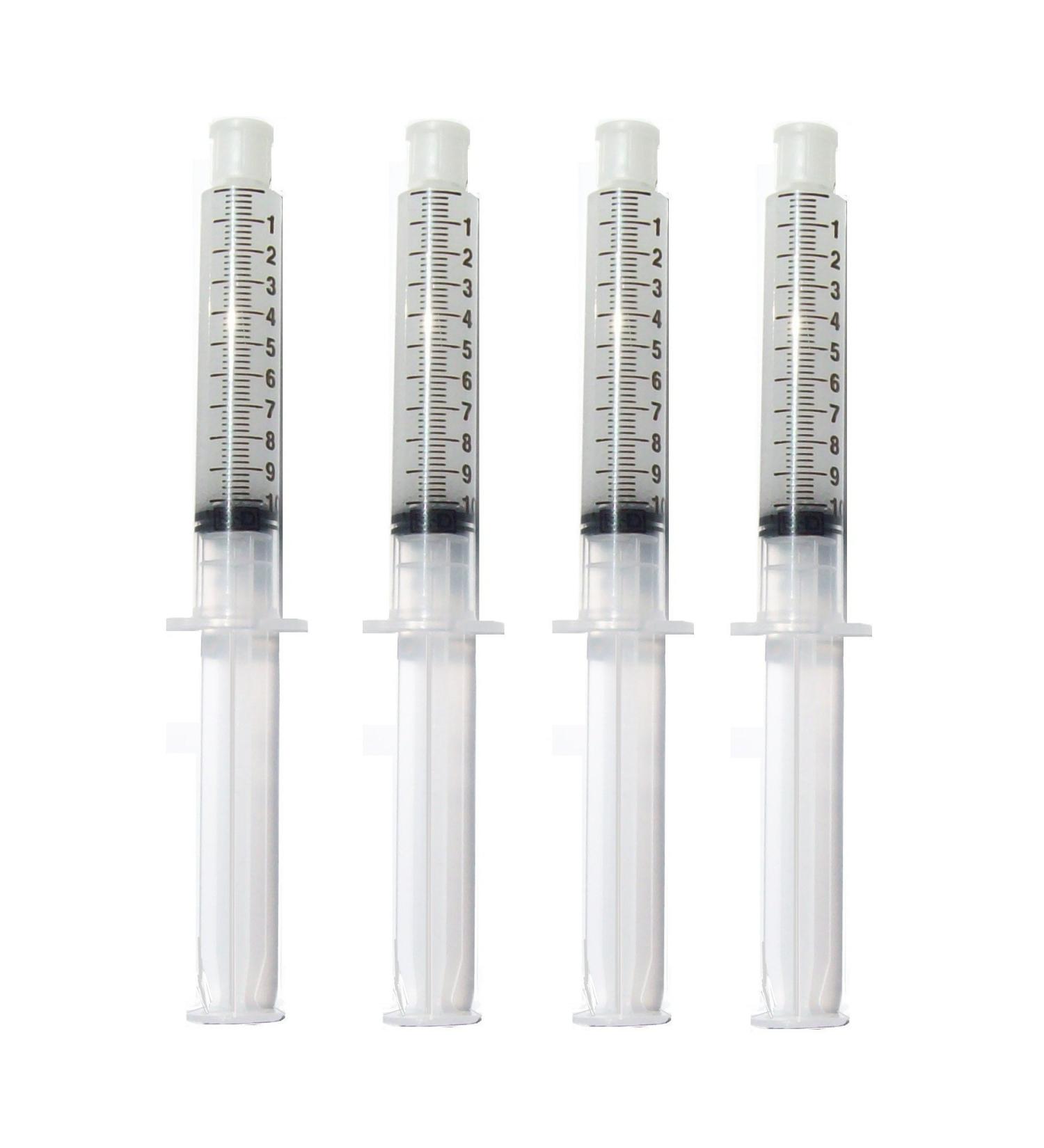Teeth Whitening Gel Syringe 22% Carbamide Peroxide 10ml - Set of 4 Dispensers - Buy Online on GoSupps.com
