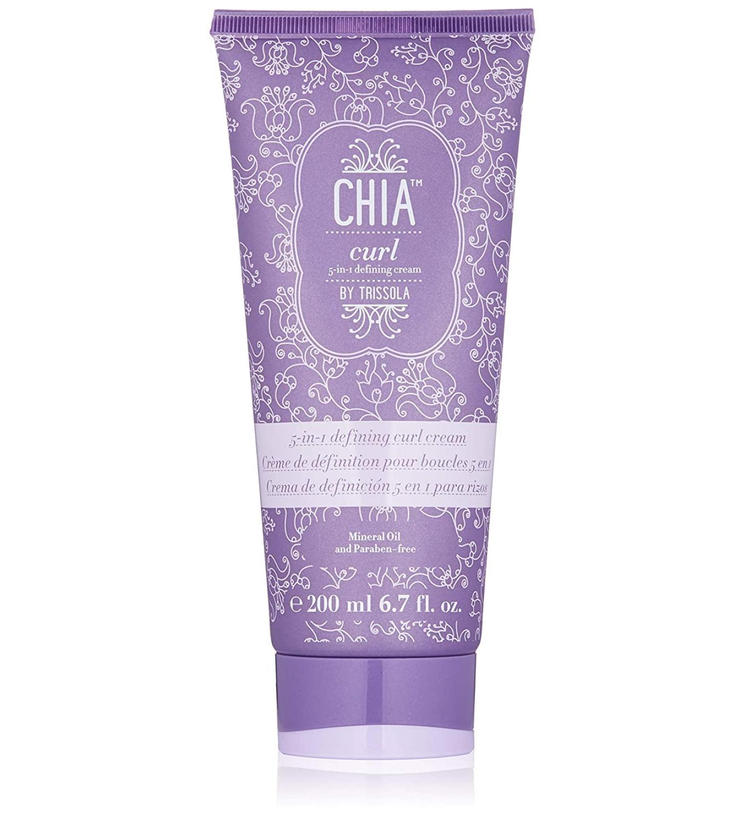 Trissola Chia Curl 5-in-1 Defining Cream | Hydrating Leave-In Curl Cream - 6.7 oz | International Shipping - Buy Online on GoSupps.com