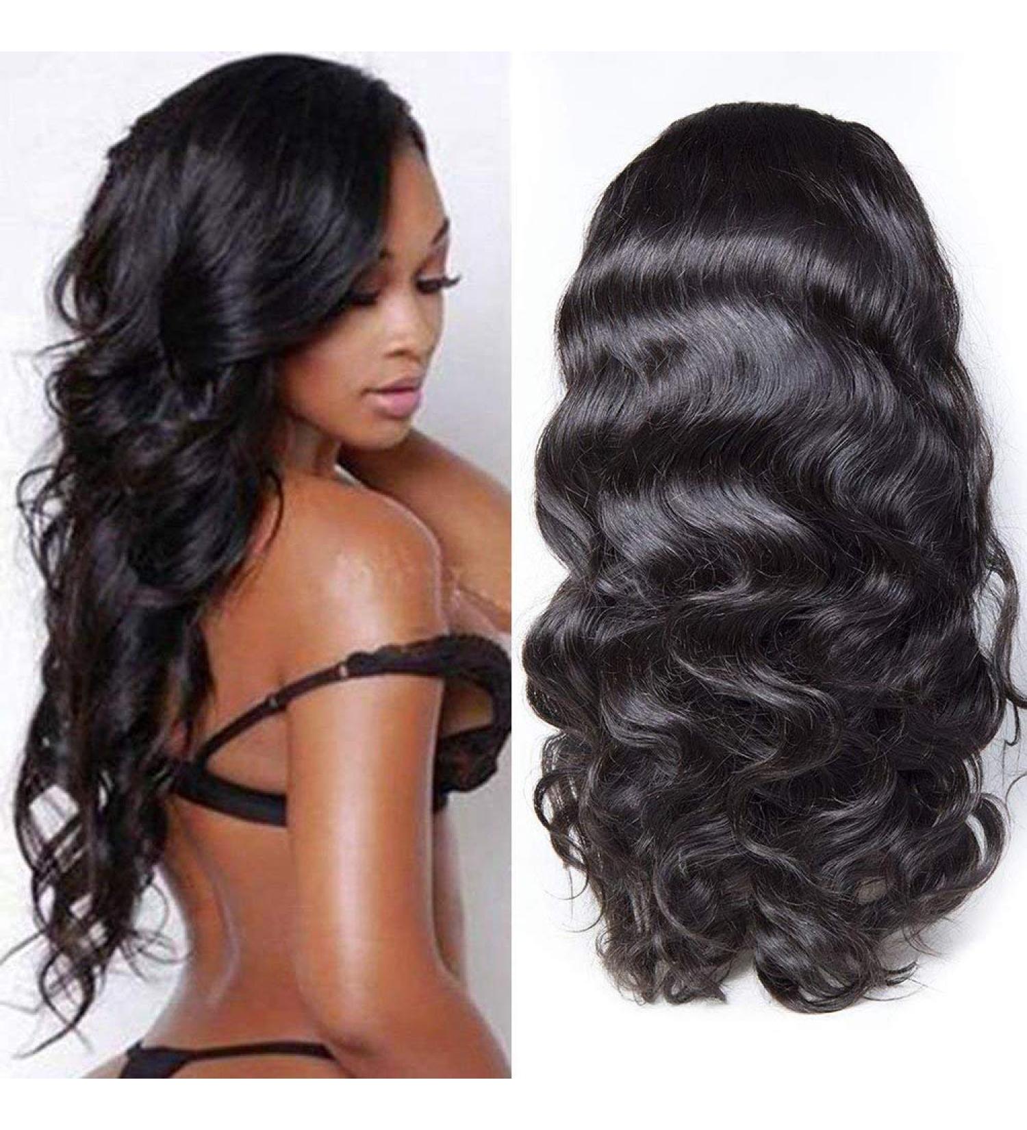 WIG 360 Dentelle Perruque Frontale - 28 Vague Br silienne 100% Cheveux Humains Non Transform s pour Femmes Noires - Buy Online on GoSupps.com