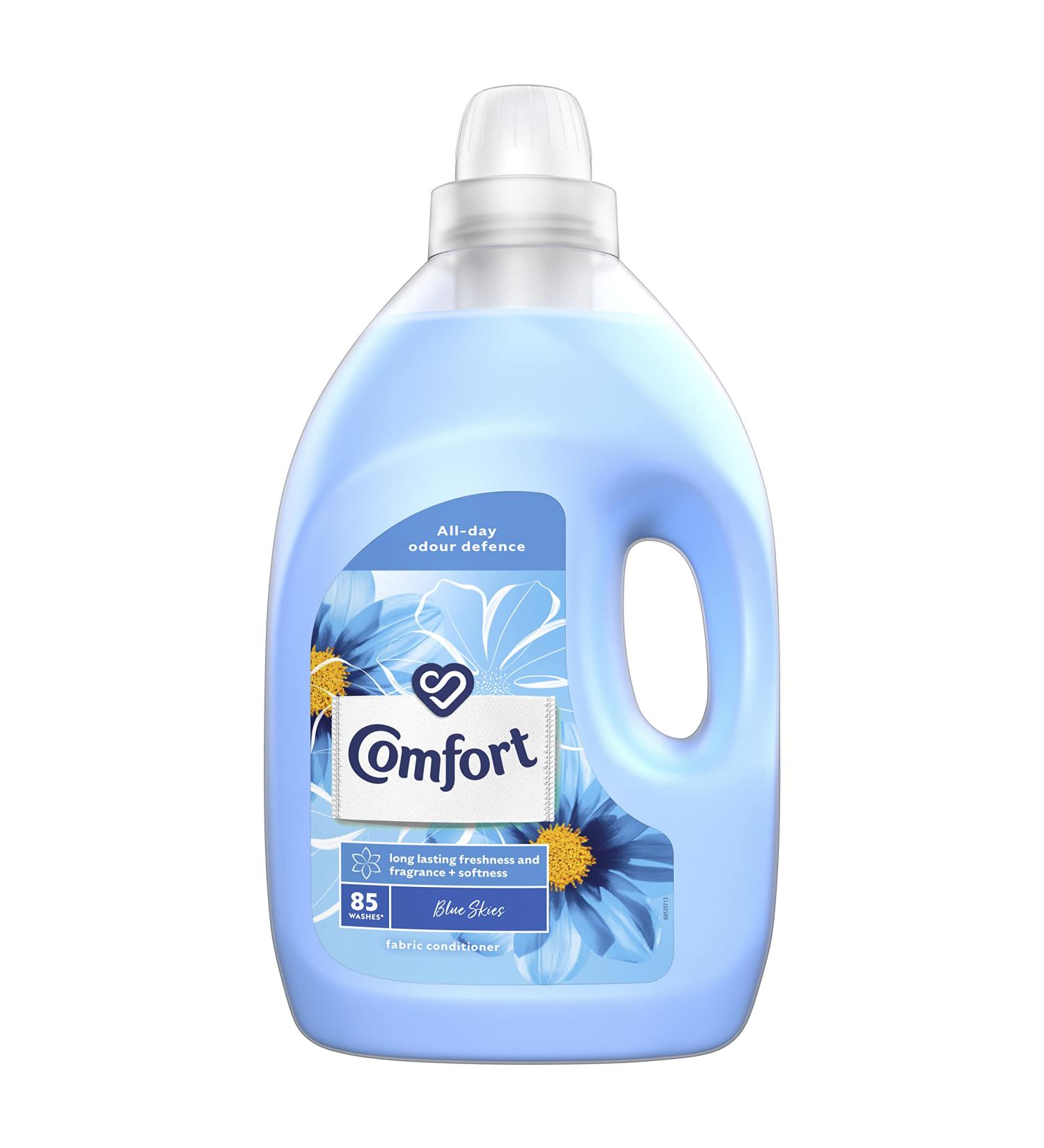 Comfort Blue Skies Fabric Conditioner 3L - Long-lasting Freshness & Softness | 85 Washes - Buy Online on GoSupps.com