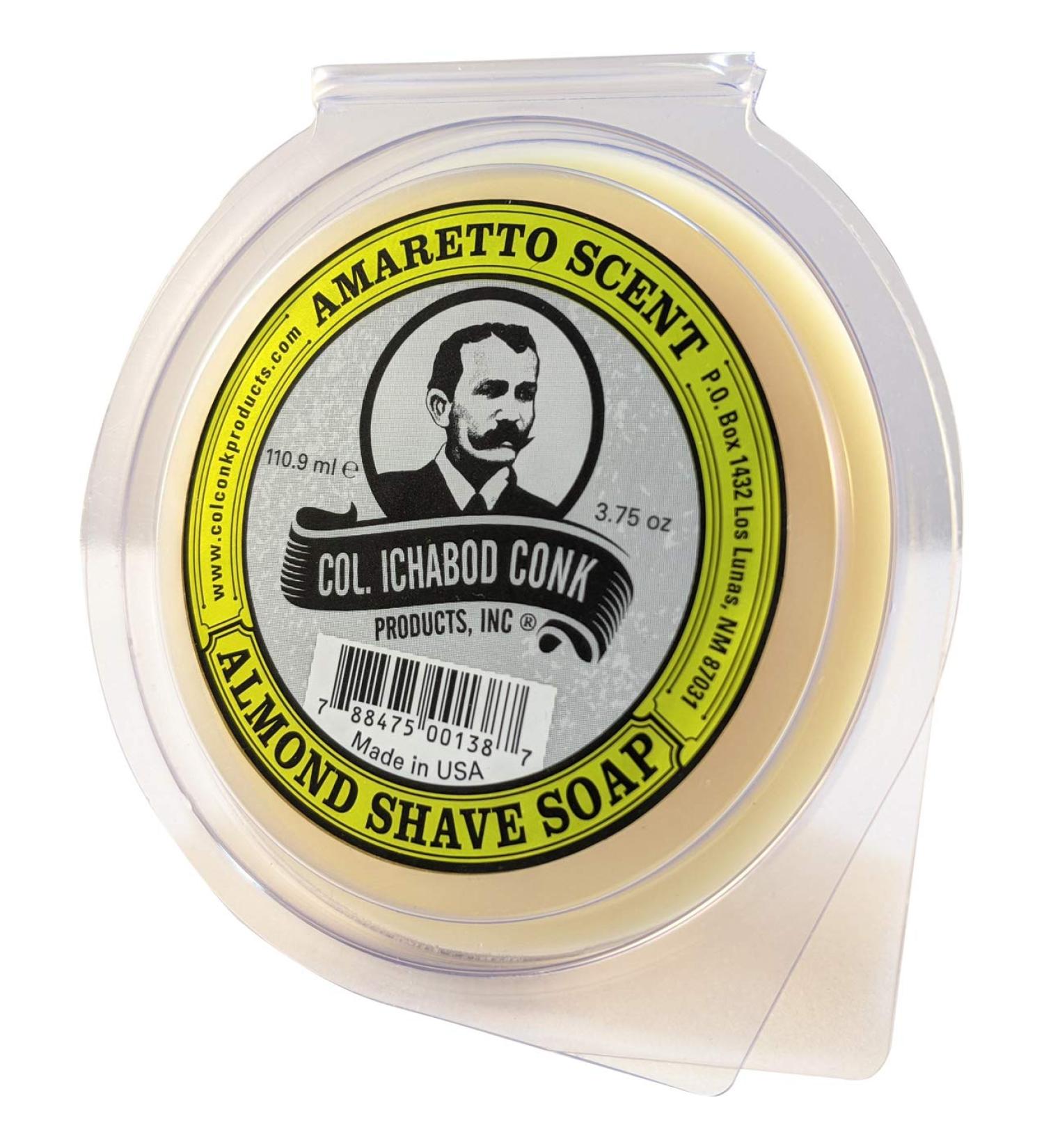Col. Conk Almond Shaving Soap 3.75 oz - Premium Large Size - Buy Online on GoSupps.com