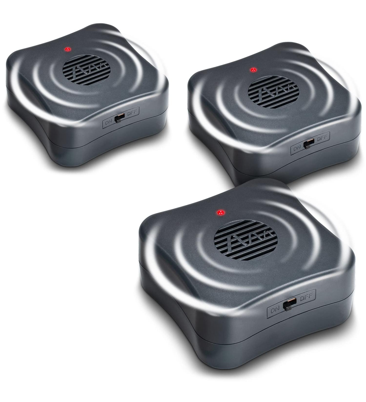 Gardigo Mobile Ultrasound Mouse Repeller - 3 Set | Battery-Operated Rodent Defense for Up to 40m Area - Buy Online on GoSupps.com