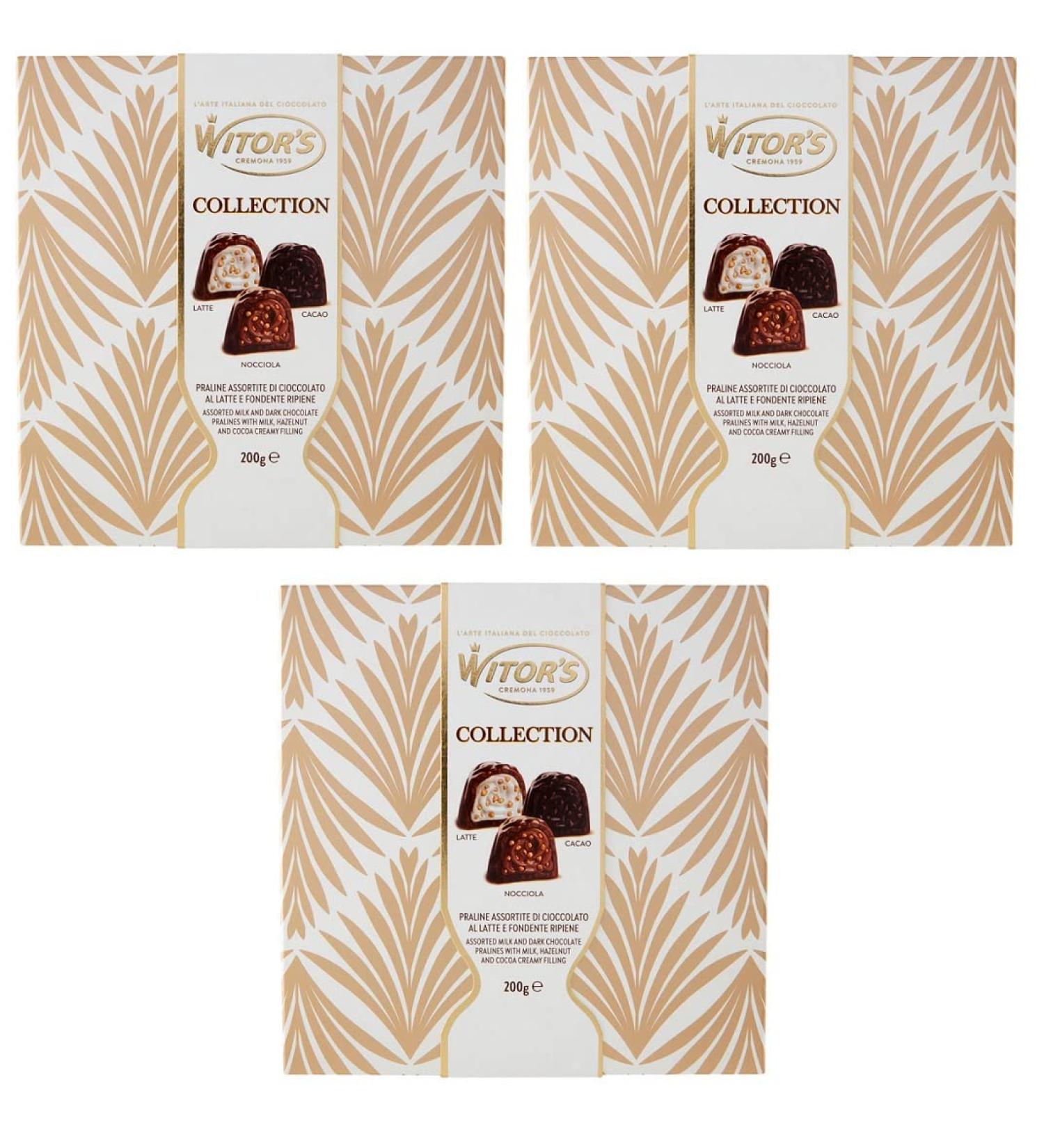 Witor's Collection Milk & Dark Chocolate 200 g (Pack of 3) - Buy Online on GoSupps.com