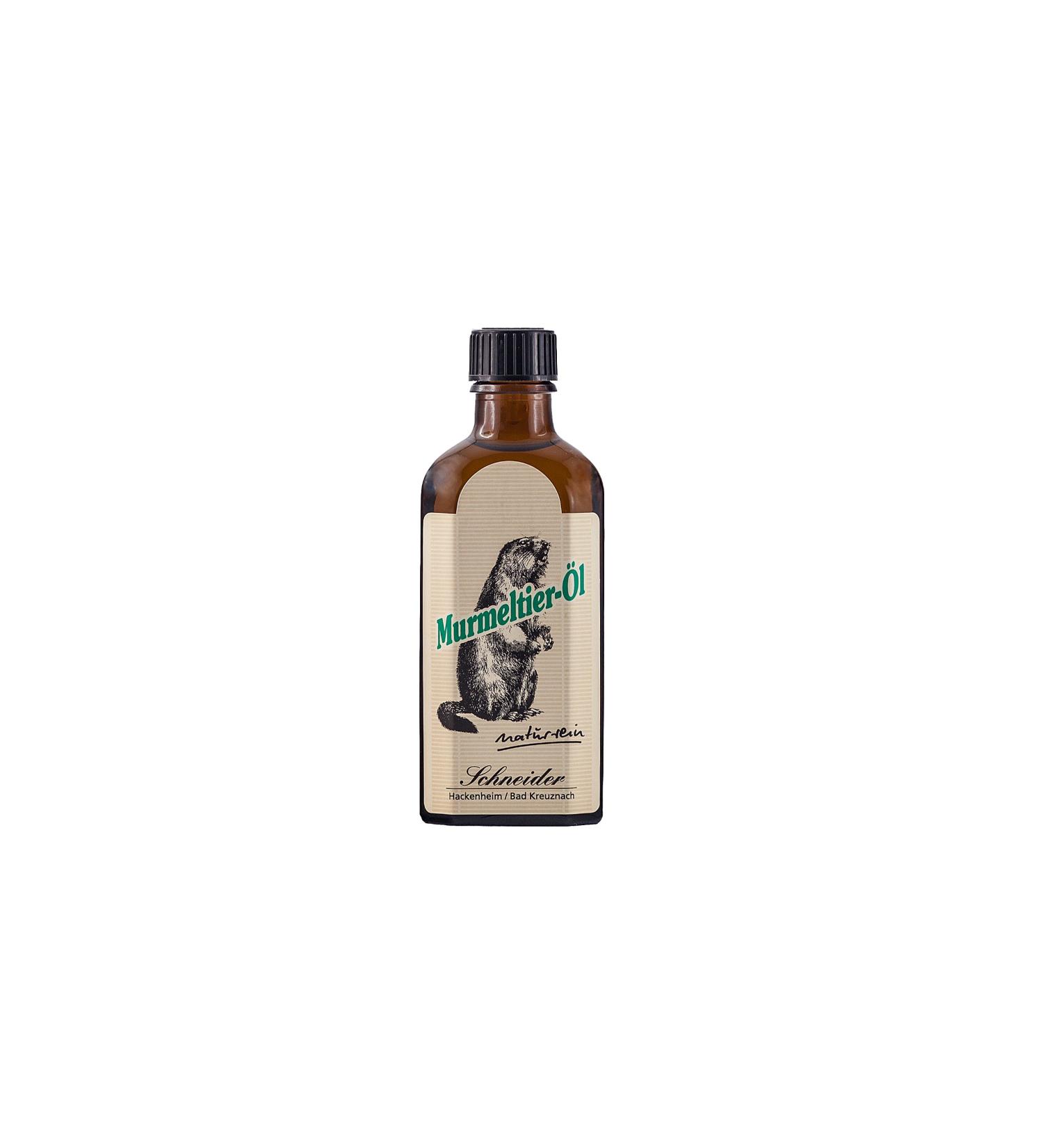 Saunabedarf Schneider - Body oil marmot oil made from natural almond oil for the body 100ml