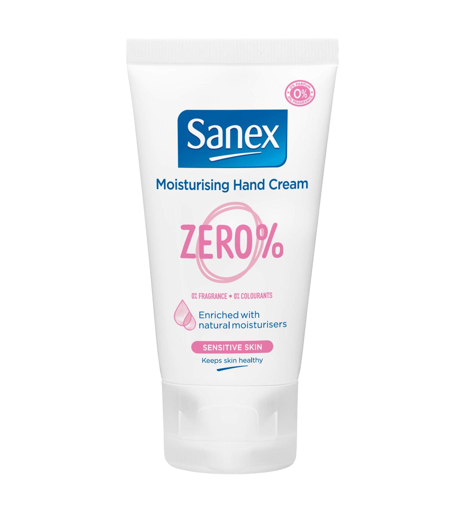 Sanex Zero% Sensitive Hand Cream 75 ml - Buy Online on GoSupps.com