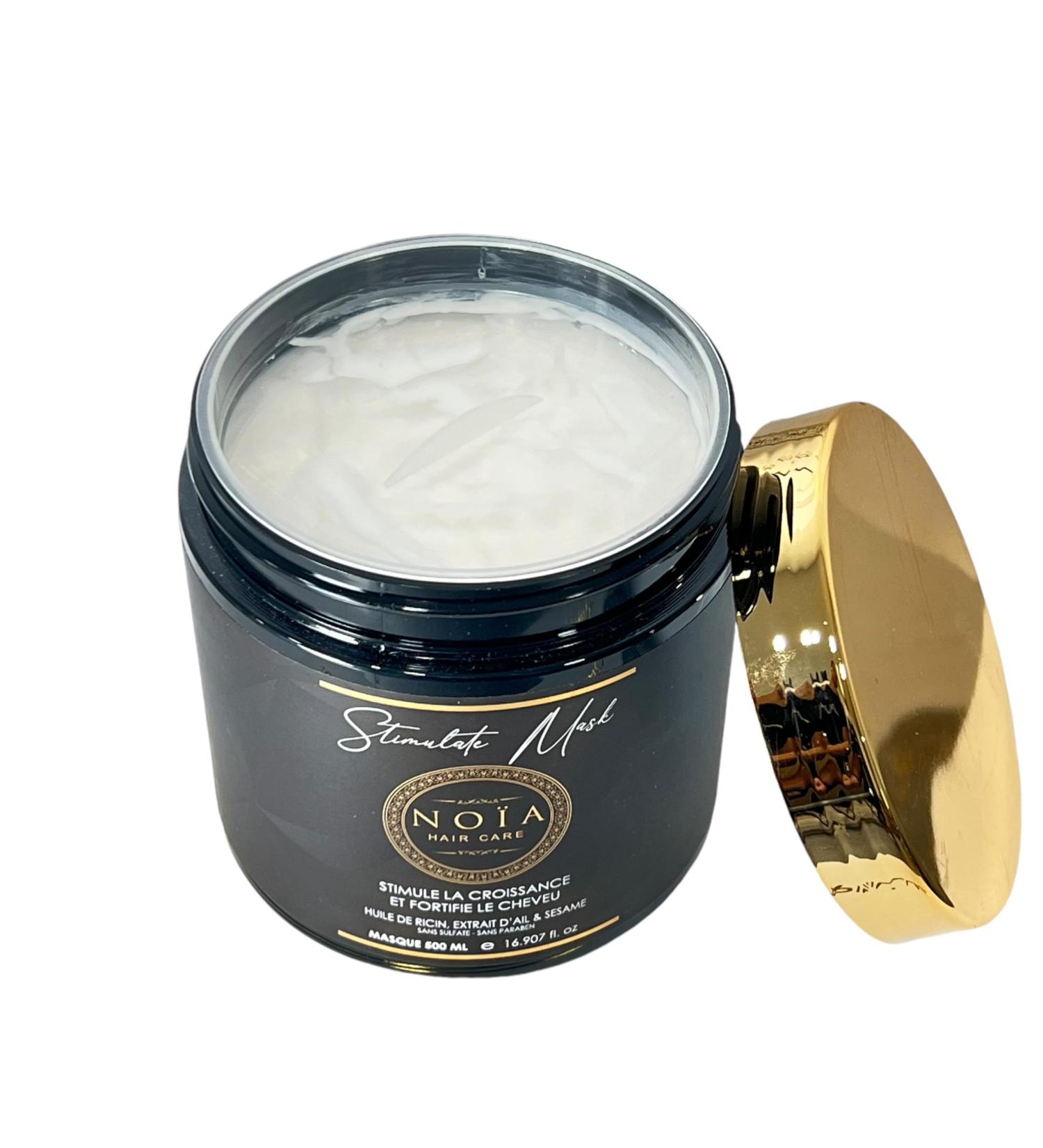 Treatment Mask - Castor Oil Garlic Extract & Sesame - Stimulate Range - NO A HAIR - 500 ml - Buy Online on GoSupps.com