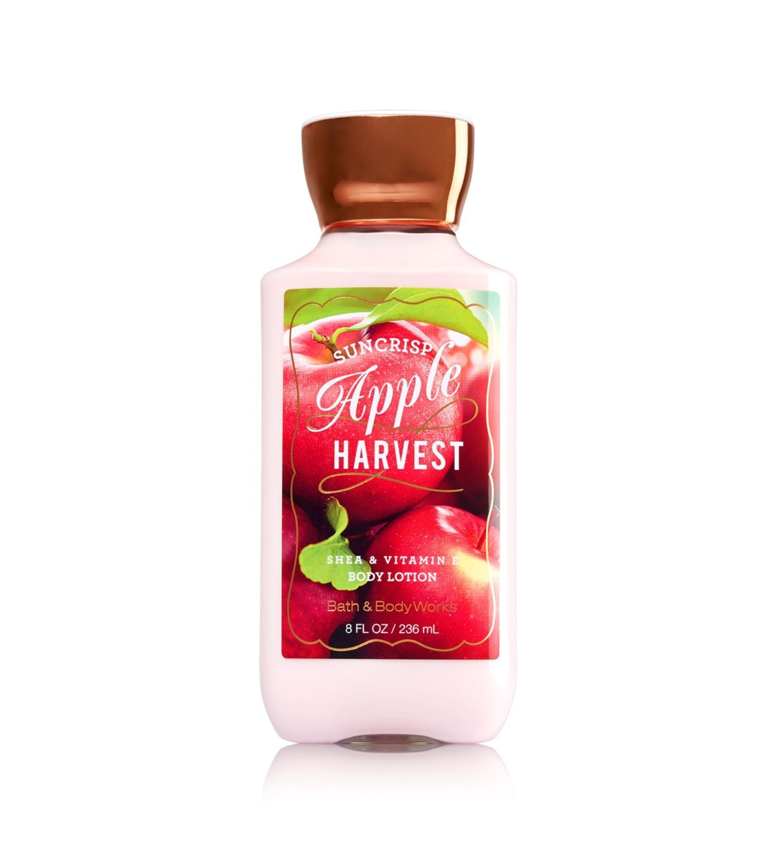 Bath & Body Works Shea & Vitamin E Lotion Suncrisp Apple Harvest