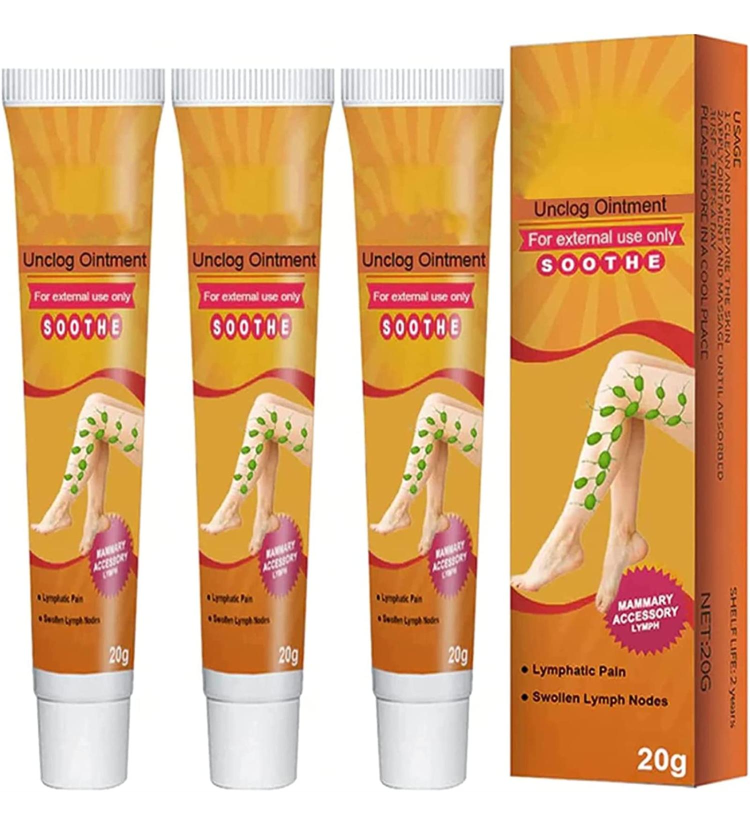 Gingerlegs Anti-Swelling Ointment Det_oxing Anti-Swelling Ointment Lymphcare Ginger Anti-Swelling Pomade Natural Lympunclog Ointment - Buy Online on GoSupps.com