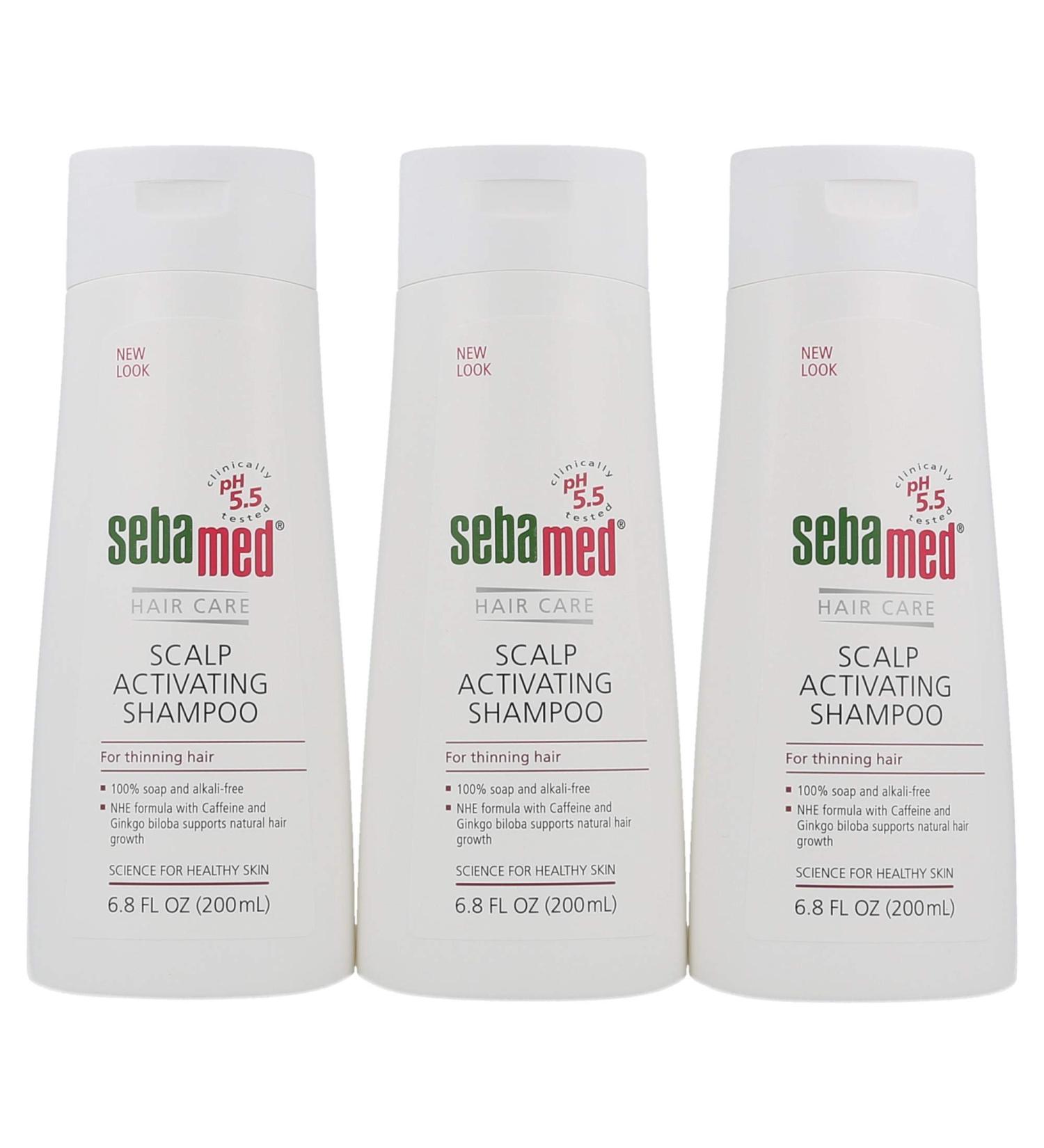 Sebamed Anti Hair Loss Shampoo for Thinning Hair - 6.8 fl oz (200ml) x 3 - Dermatologist Recommended - Promotes Natural Hair Growth - Helps Combat Hair Loss - Buy Online on GoSupps.com