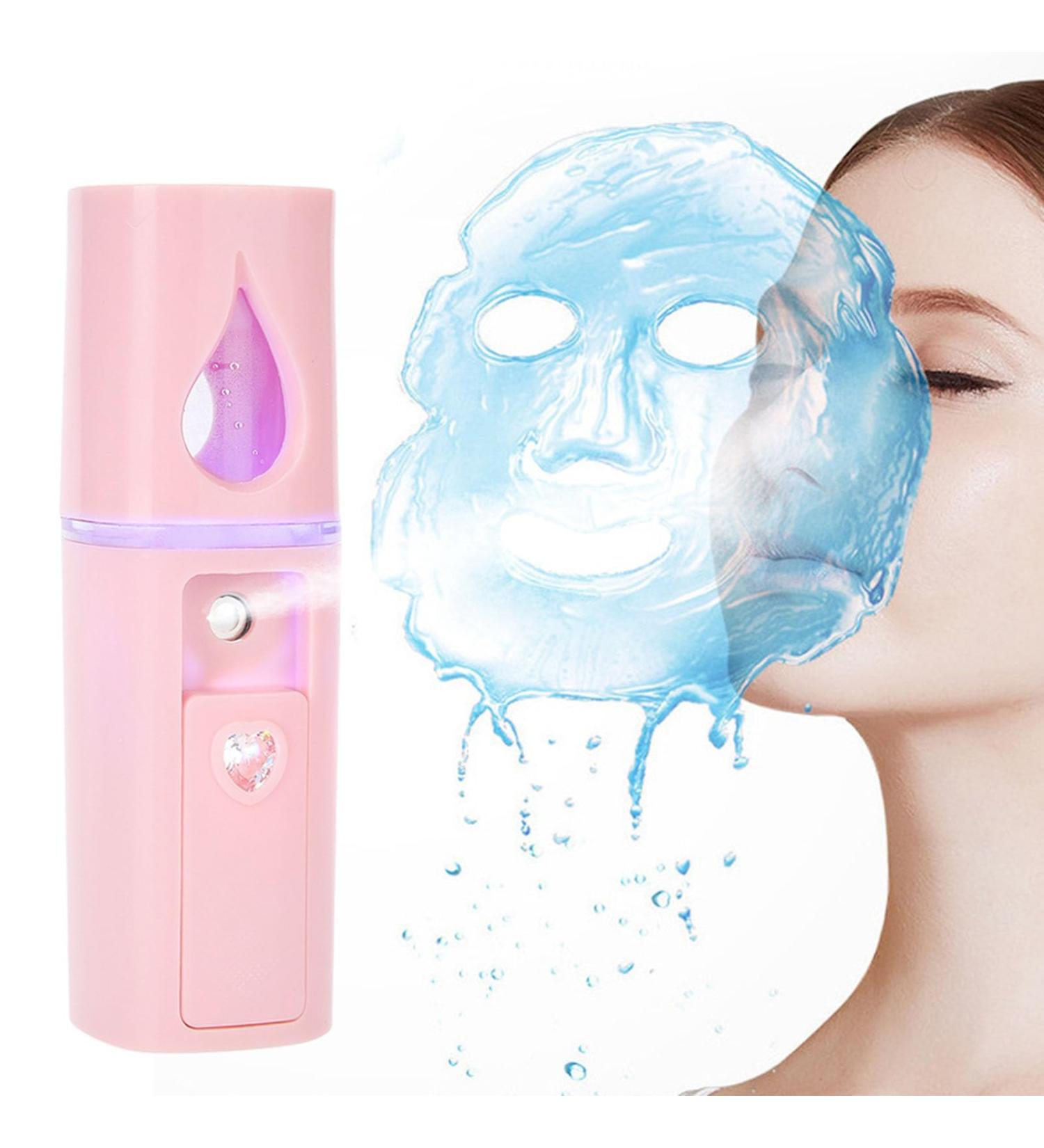 Nano Facial Mister Handy Cool Mist Spray Humidifier Face Hydration Atomization Sprayer USB Rechargeable Handhold Facial Beauty for Face Moisturizing and Hydrating Daily Makeup - Buy Online on GoSupps.com