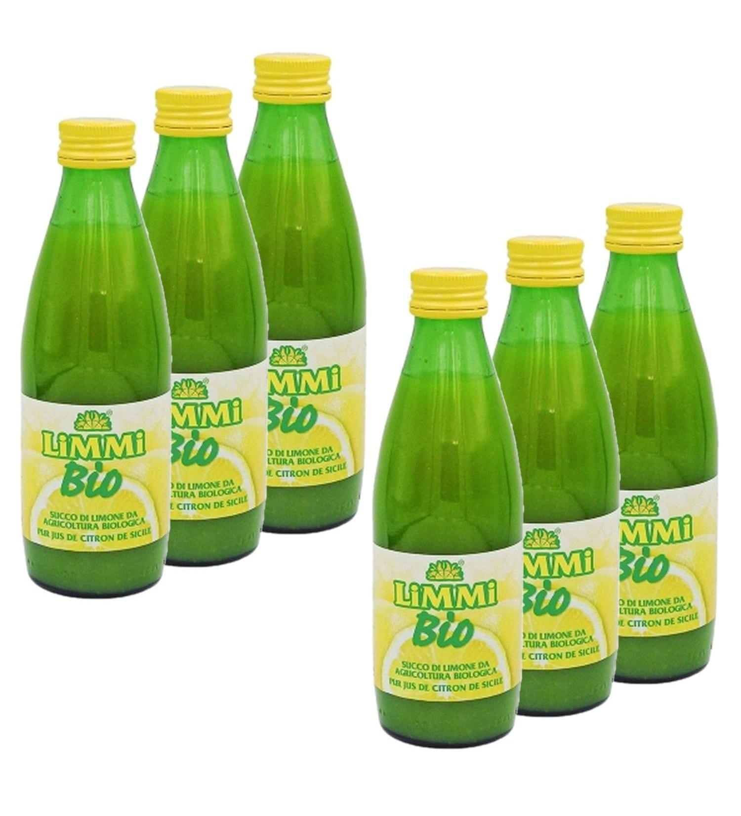  Limmi Limmi Pack of 6 Pure Organic Lemon Juice - 250ml Bottle - Buy Online on GoSupps.com