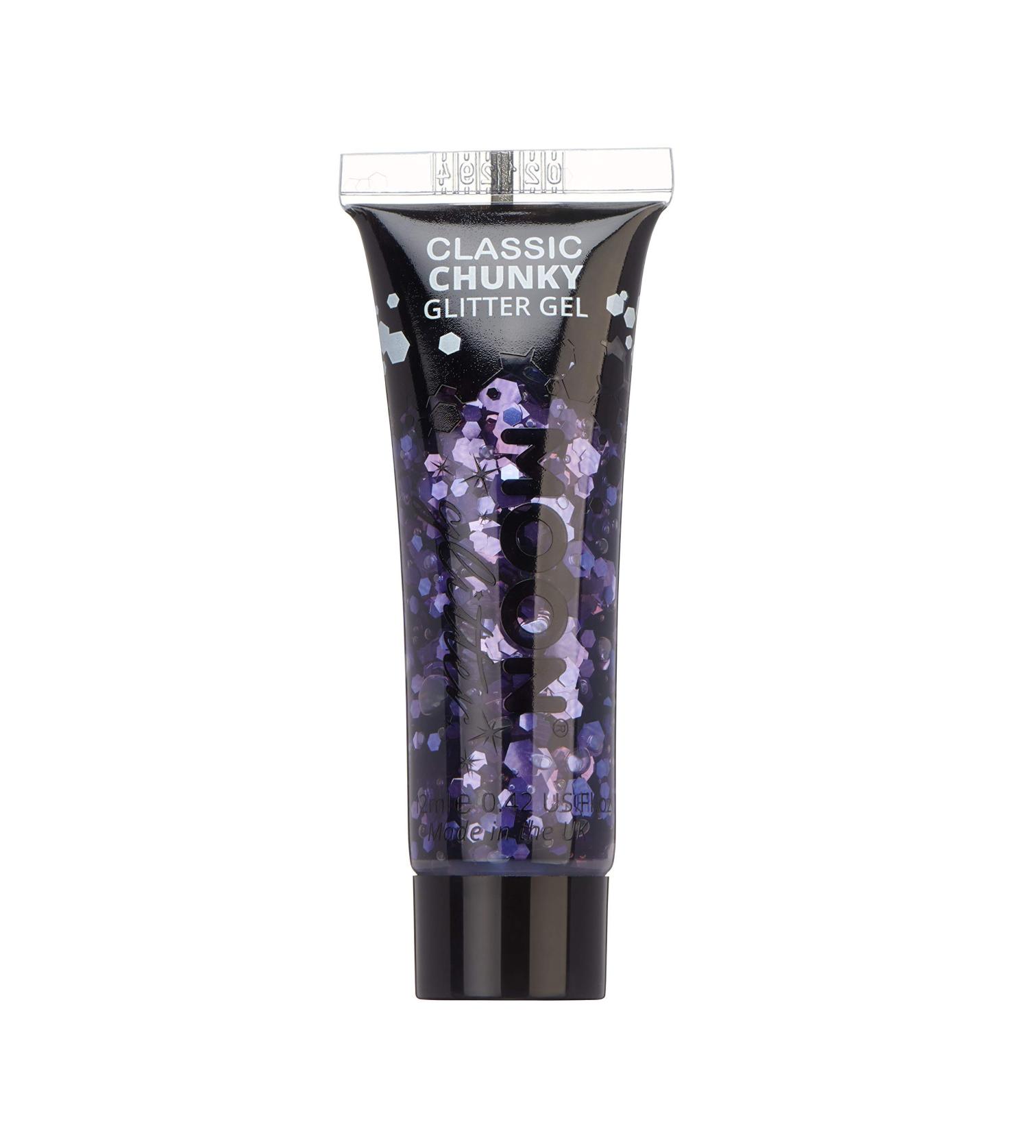 Moon Glitter Lavender Chunky Glitter Gel - 12ml - Festival Body & Face Paint - Buy Online on GoSupps.com