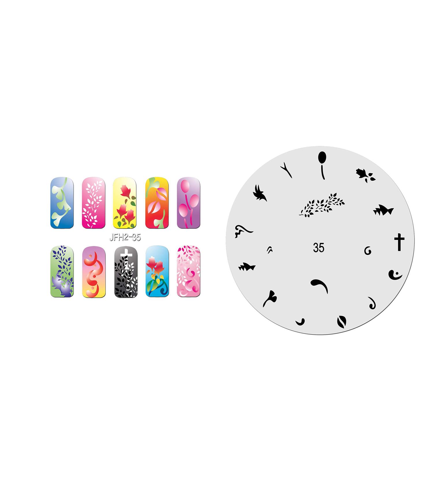 Fingernail stencil (airbrush nail art) Fengda JFH02-035